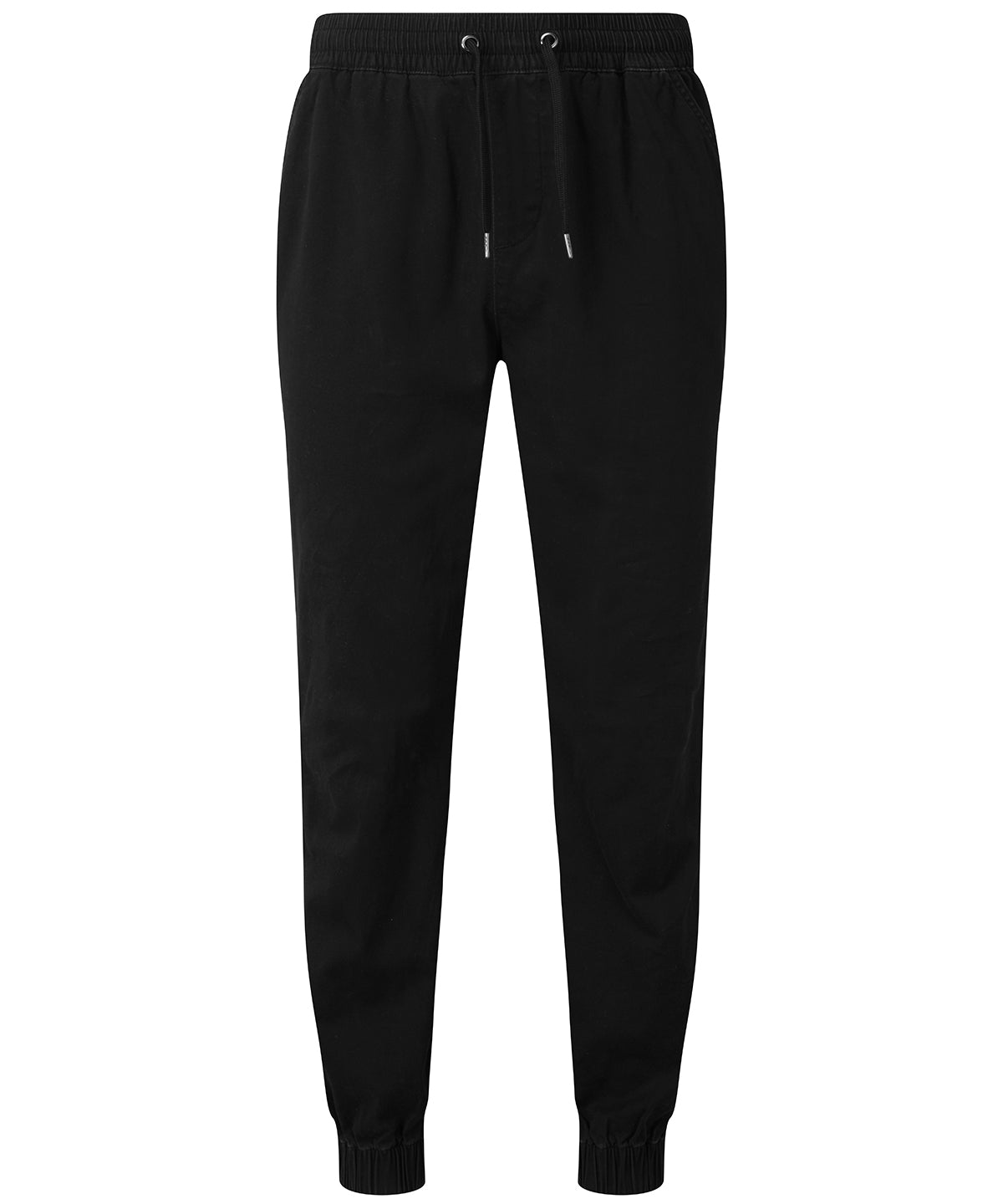 Black - Men's twill jogger - GarmentEmbroidery