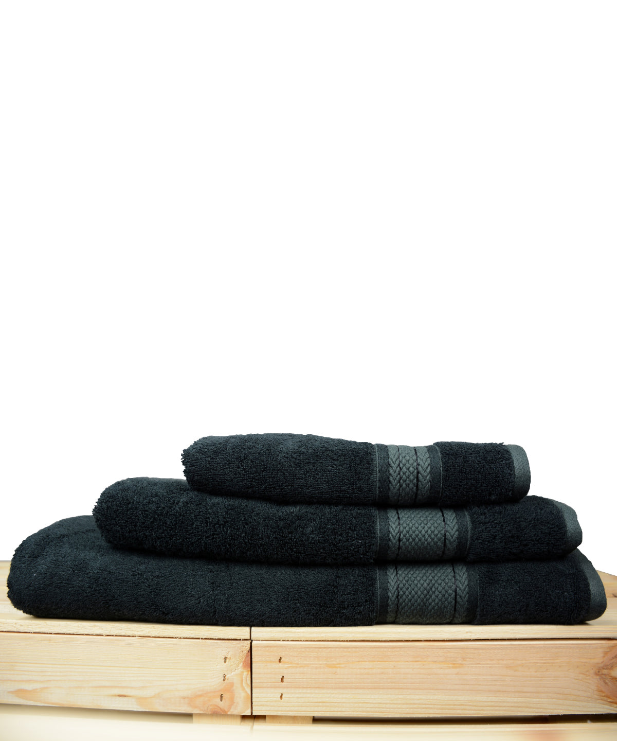 Black - ARTG® Bamboo nature towel - GarmentEmbroidery