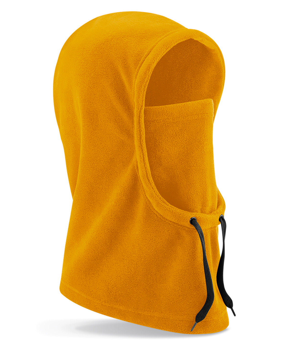 Mustard - Recycled fleece hood - GarmentEmbroidery