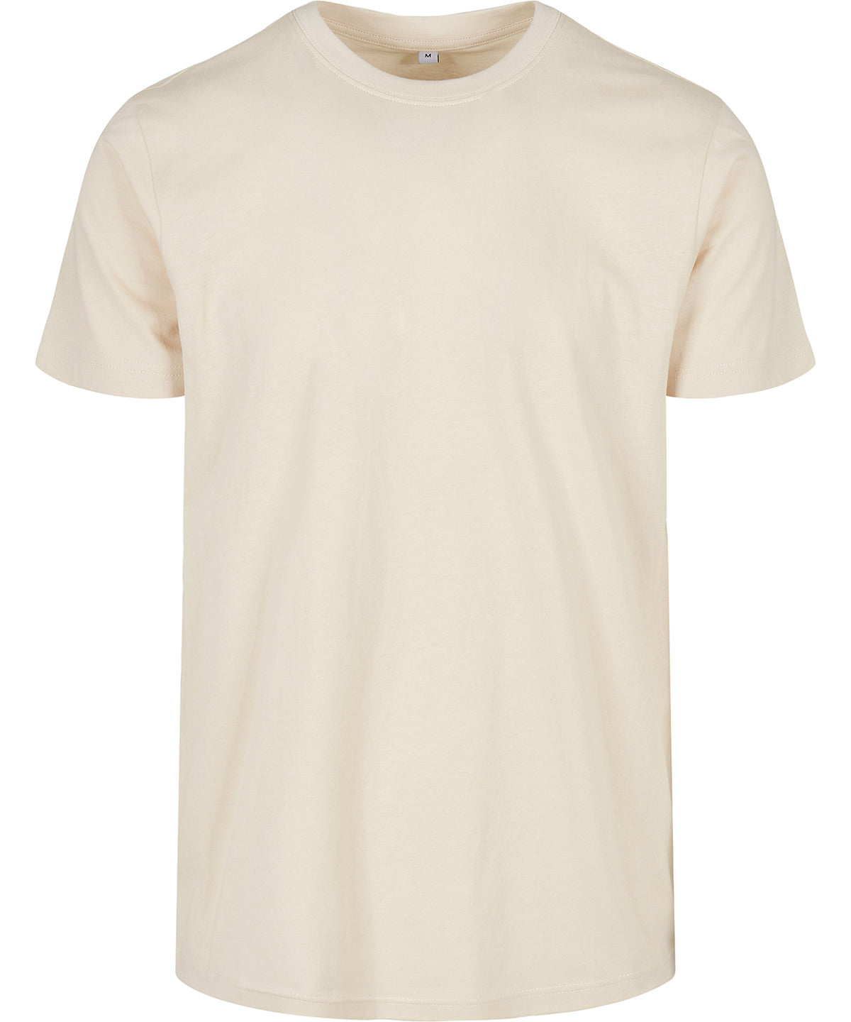 Sand - Basic round neck tee - GarmentEmbroidery