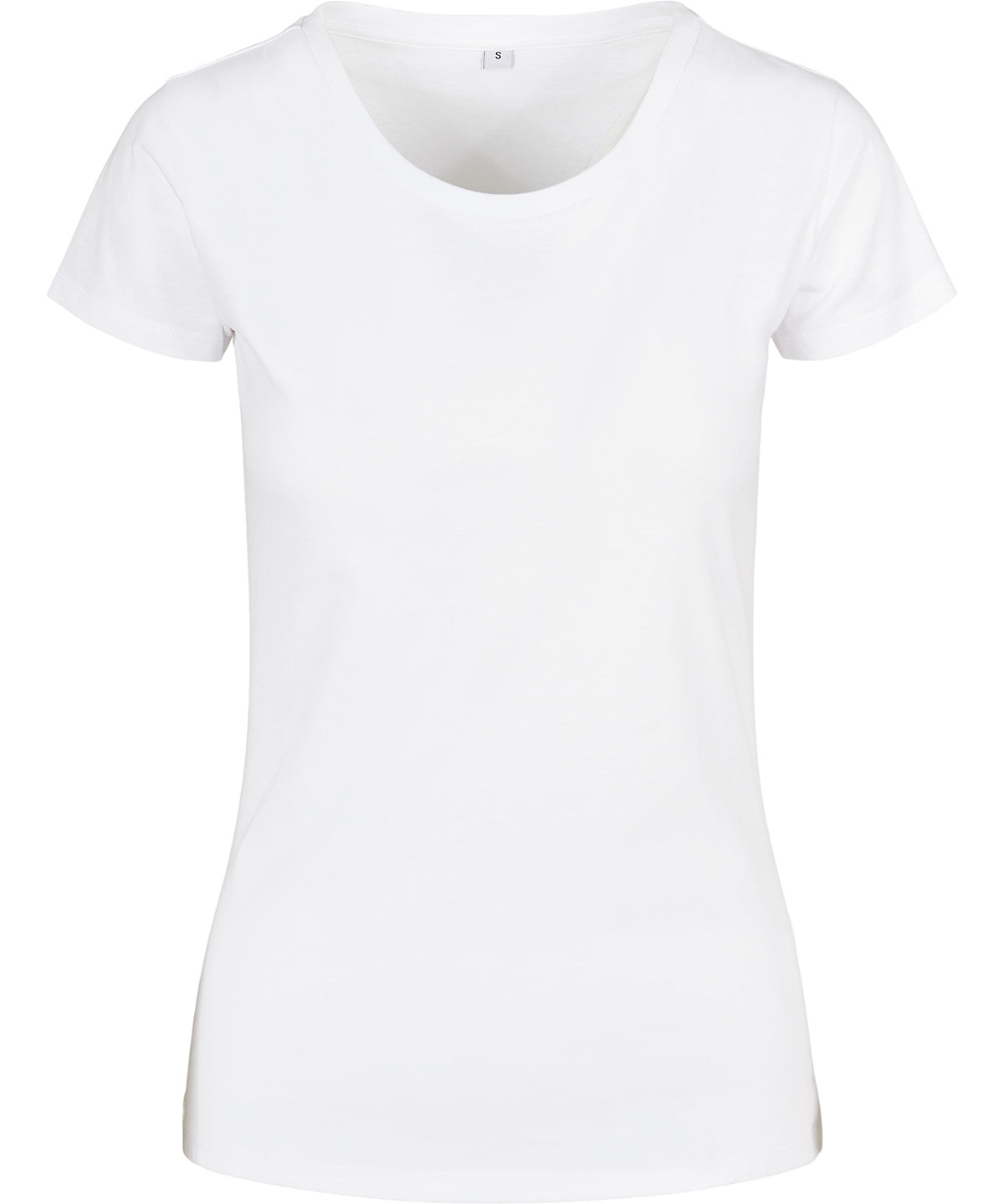 White - Women's basic tee - GarmentEmbroidery