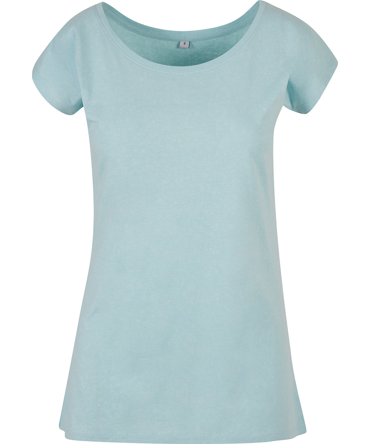 Ocean Blue - Women's wide neck tee - GarmentEmbroidery