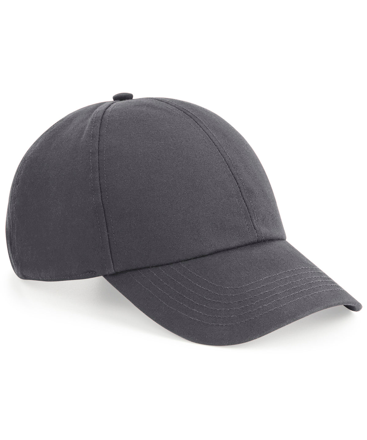 Graphite Grey - Organic cotton 6-panel cap - GarmentEmbroidery