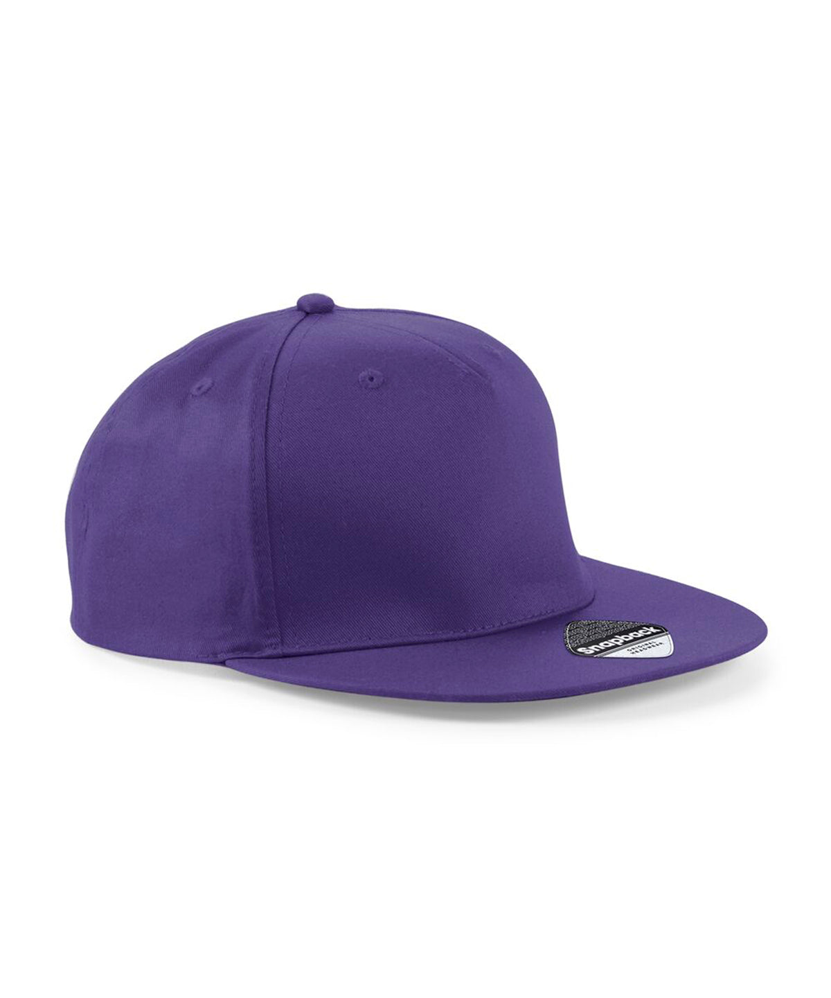 Purple - 5-panel snapback rapper cap - GarmentEmbroidery