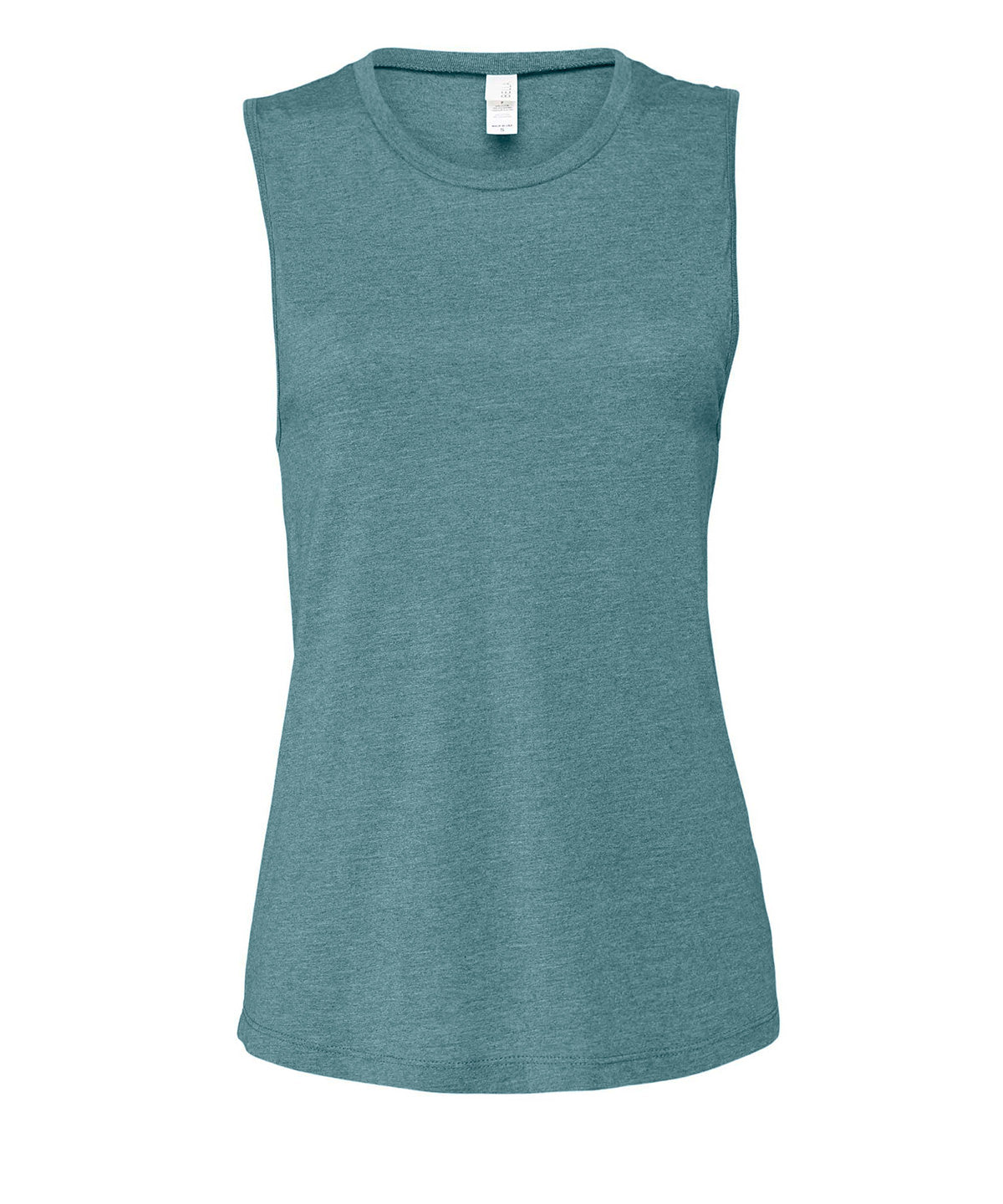 Heather Deep Teal - Women's Jersey muscle tank - GarmentEmbroidery