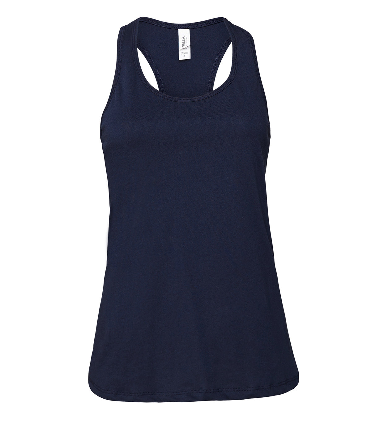 Navy - Women's Jersey racer back tank - GarmentEmbroidery