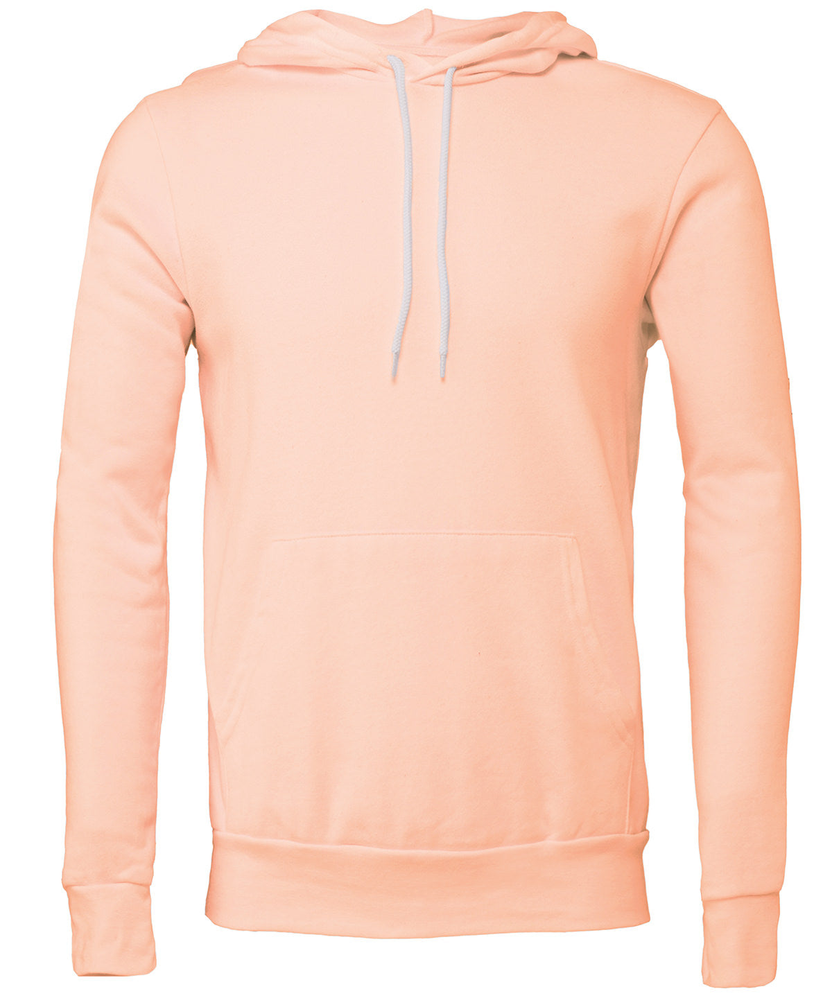 Peach - Unisex polycotton fleece pullover hoodie - GarmentEmbroidery