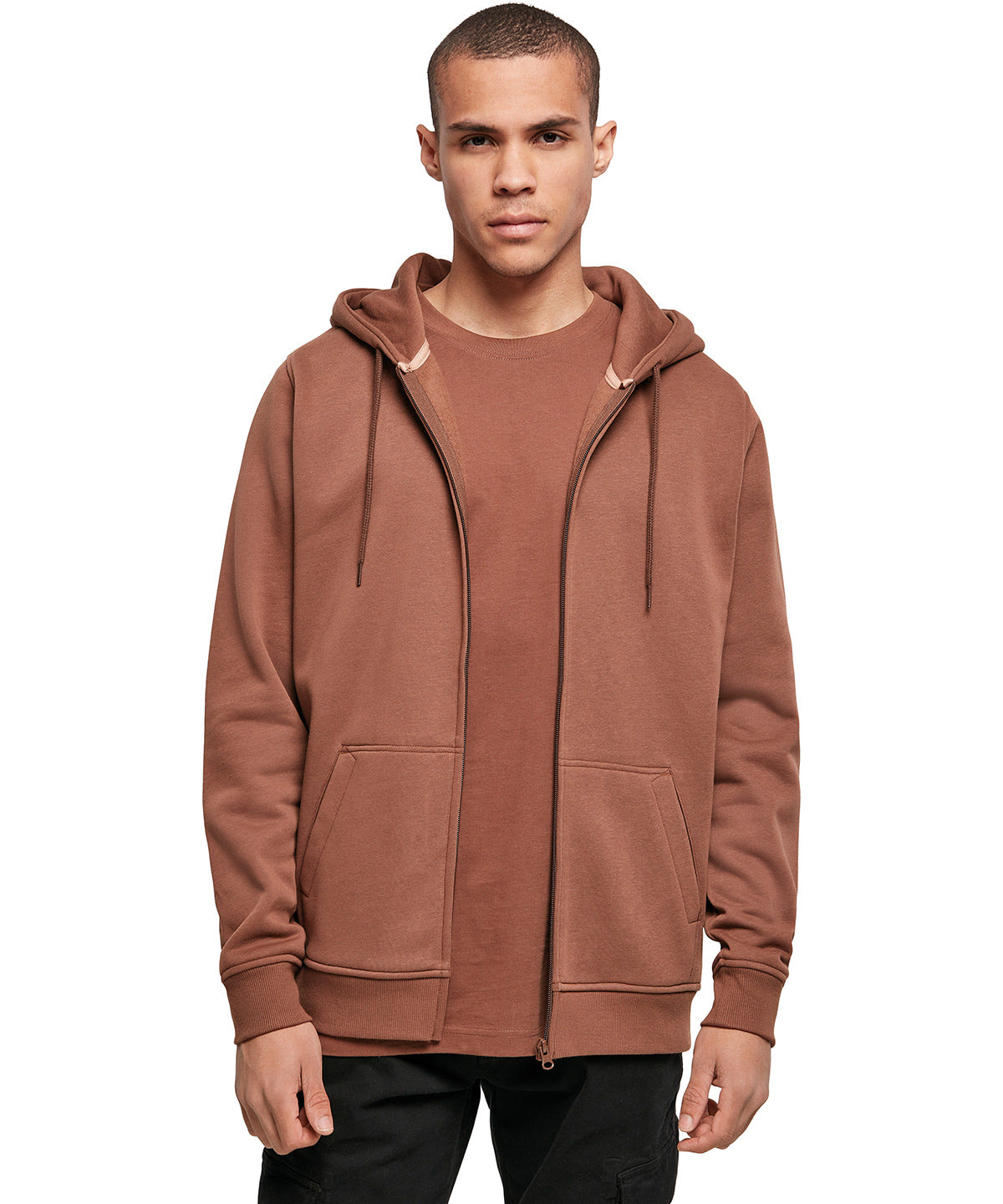 Soft Yellow - Heavy zip hoodie - GarmentEmbroidery