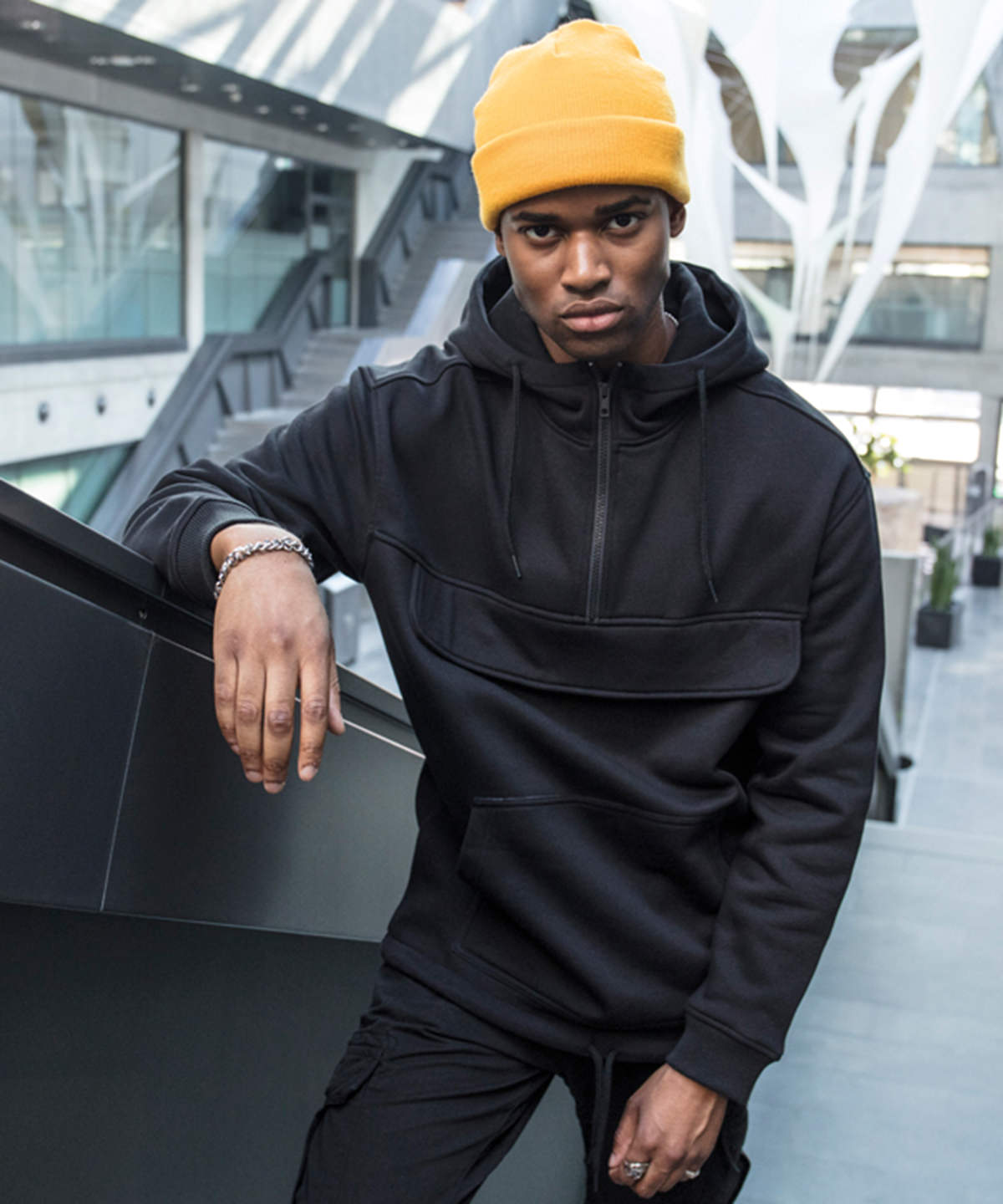 Navy - Sweat pullover hoodie - GarmentEmbroidery