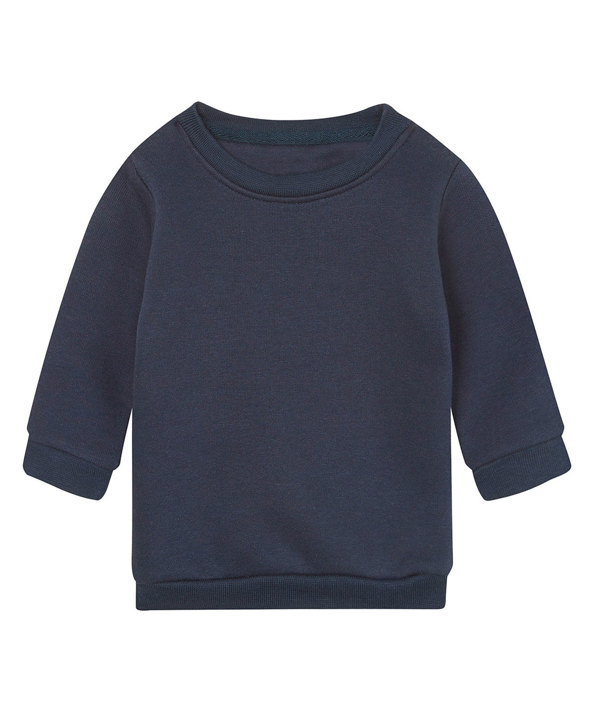 Navy - Baby essential sweatshirt - GarmentEmbroidery