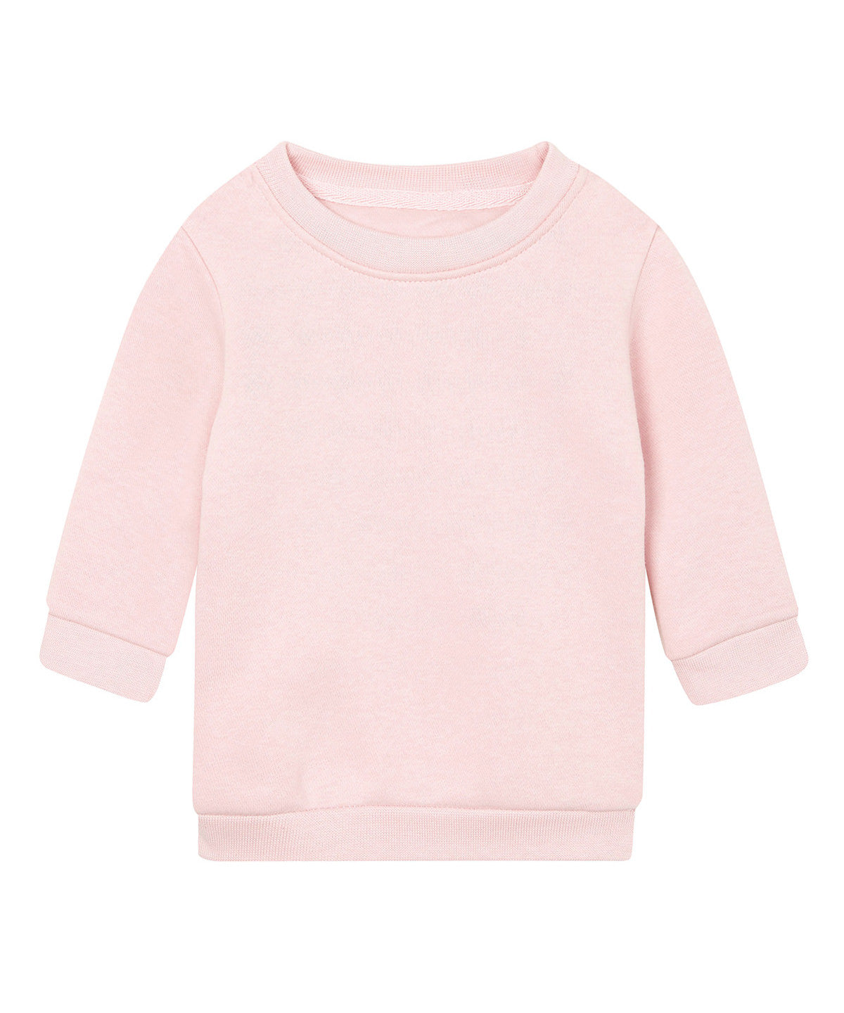 Soft Pink - Baby essential sweatshirt - GarmentEmbroidery