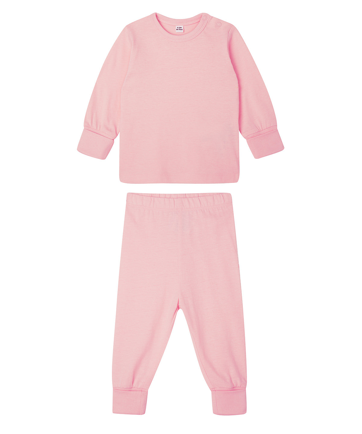 Powder Pink - Baby pyjamas - GarmentEmbroidery
