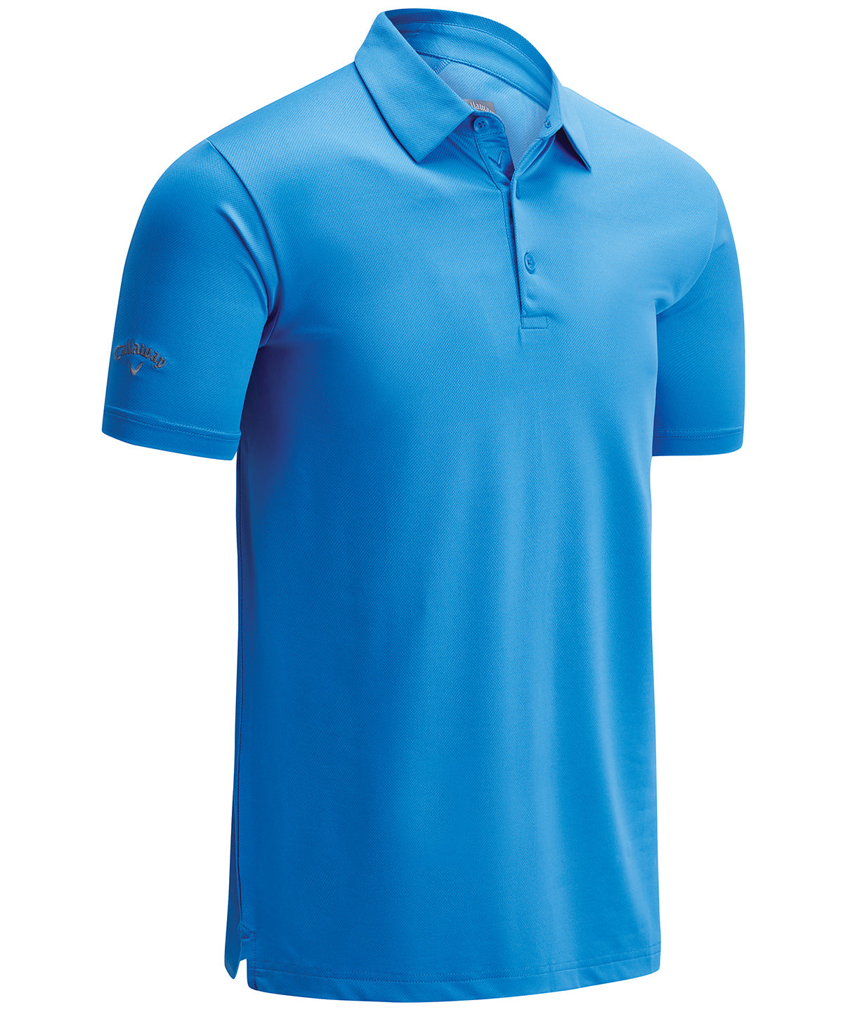Sky (Spring Break) - Swing Tech™ solid polo - GarmentEmbroidery