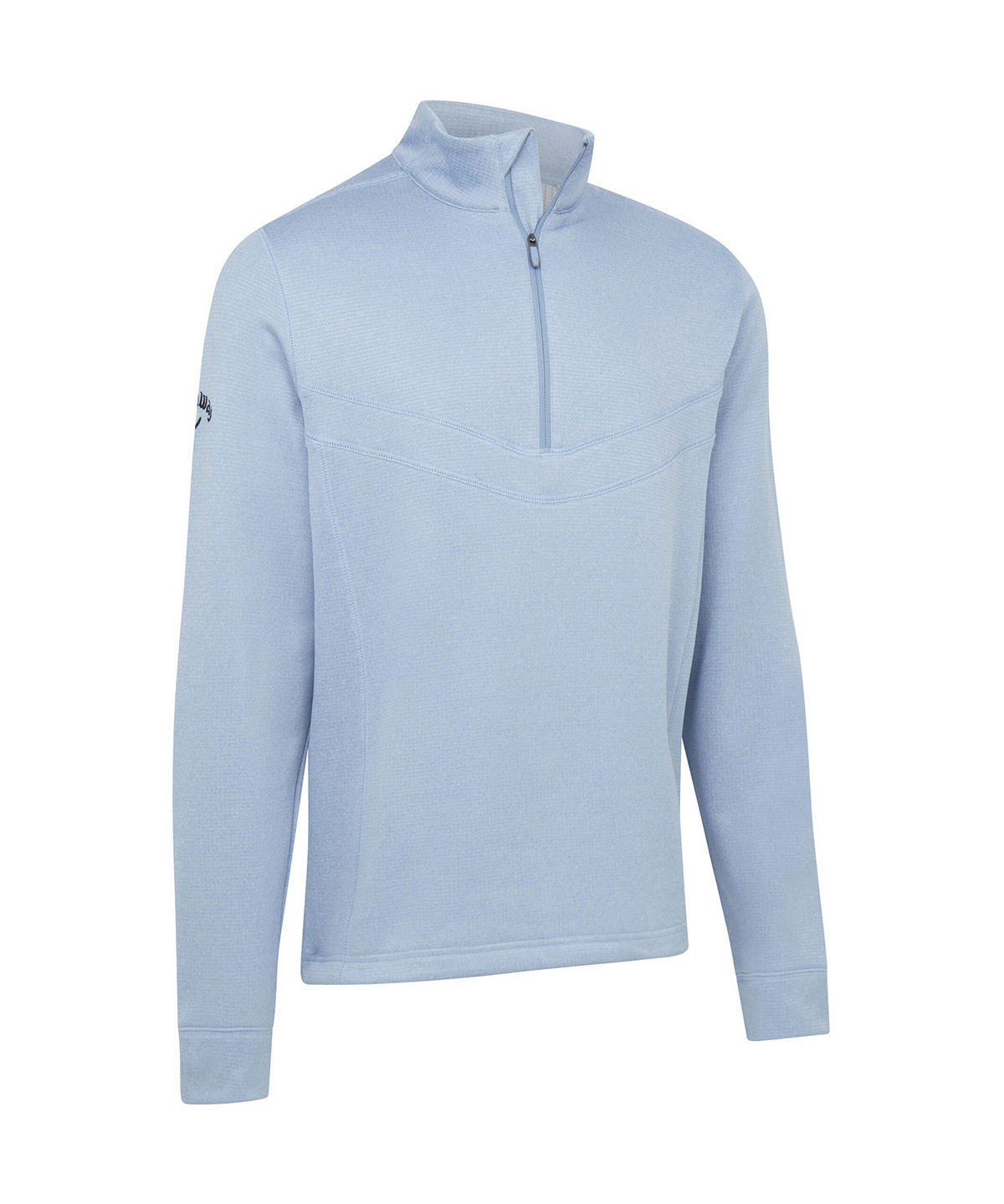 Mountain Spring - Waffle 1/4 zip pullover - GarmentEmbroidery