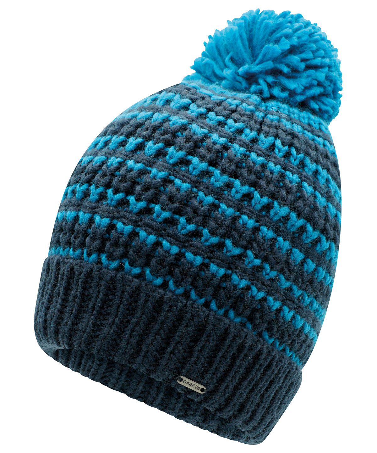 Nightfall Navy/Dark Methyl - Headstart fleece- lined beanie - GarmentEmbroidery