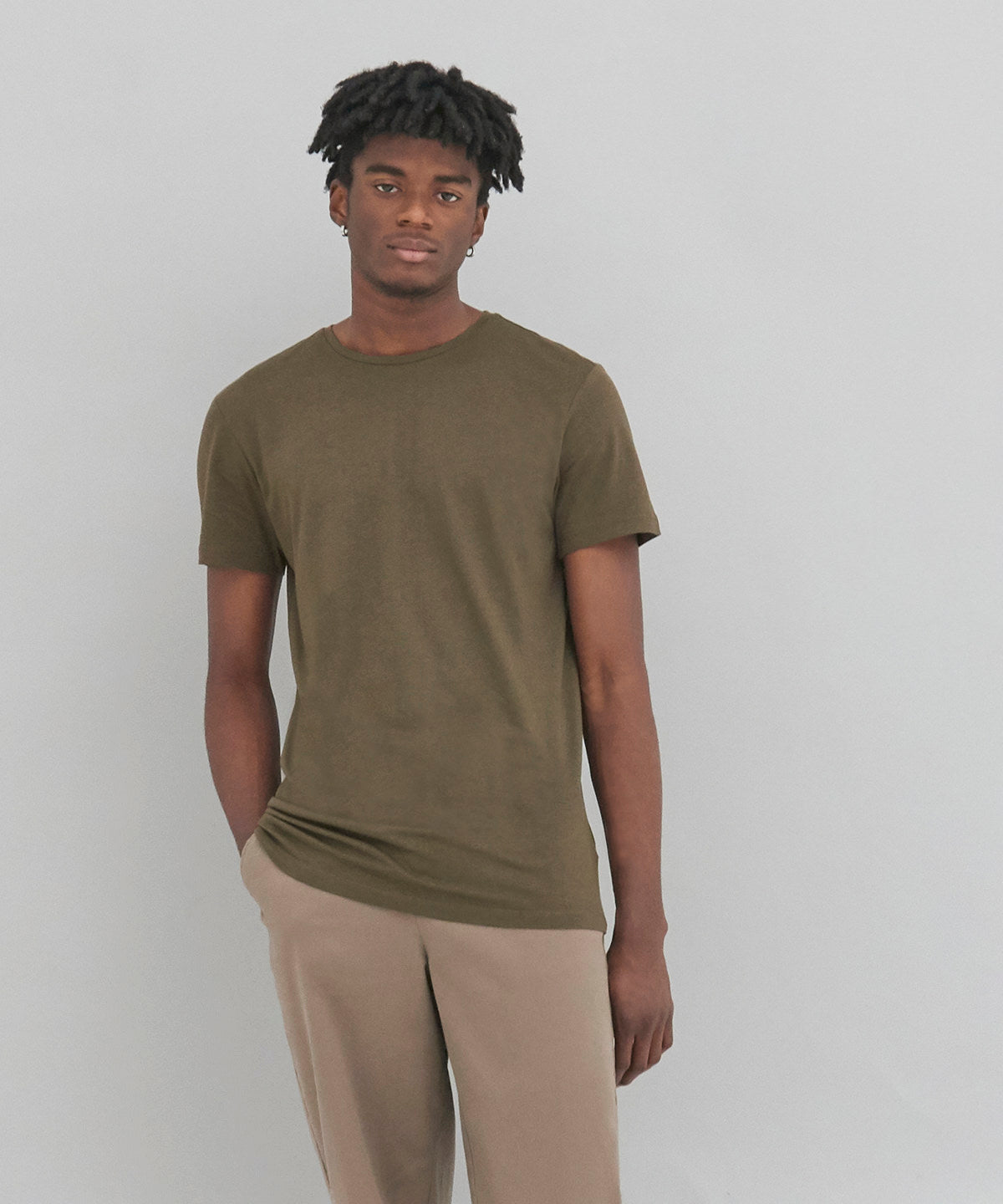Navy - Daintree EcoViscose tee - GarmentEmbroidery