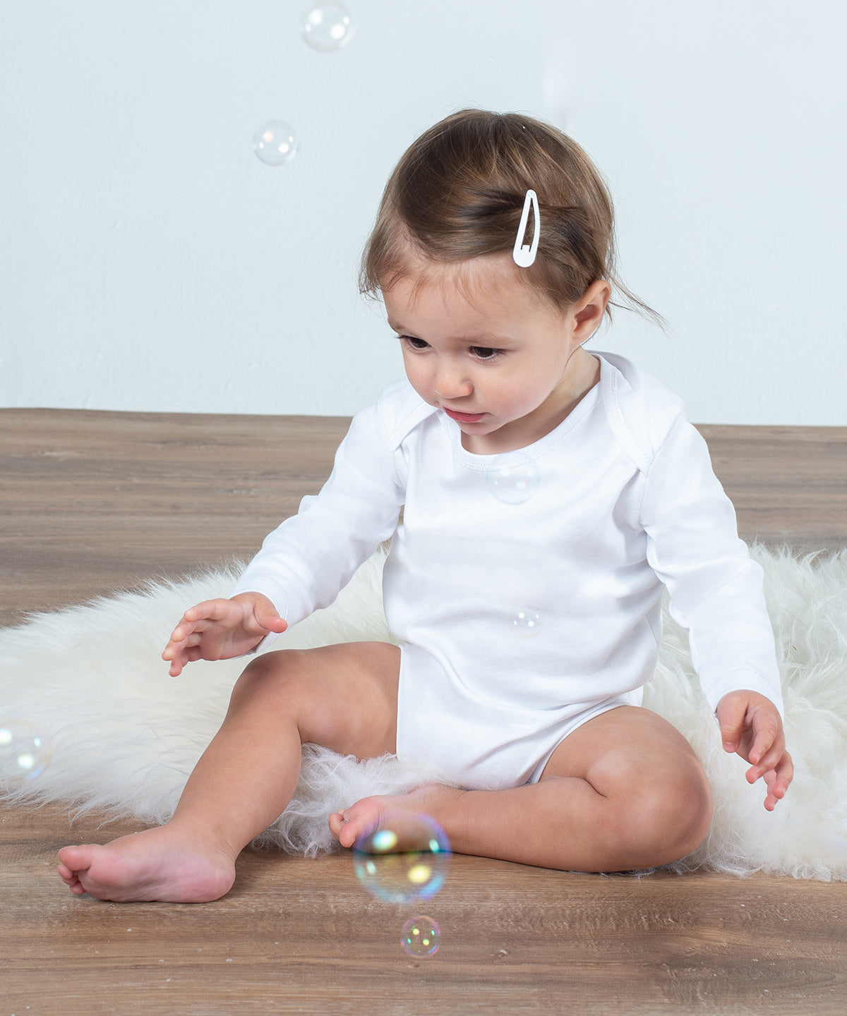 Long sleeve baby bodysuit