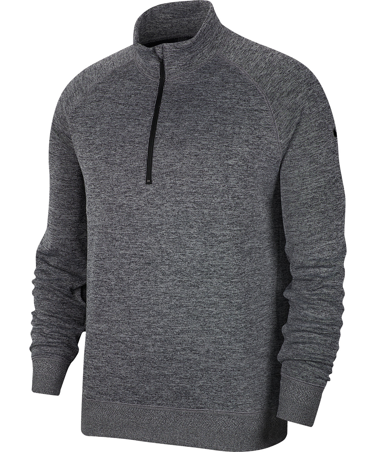 Black/Black/Black - Nike dry top player half-zip - GarmentEmbroidery