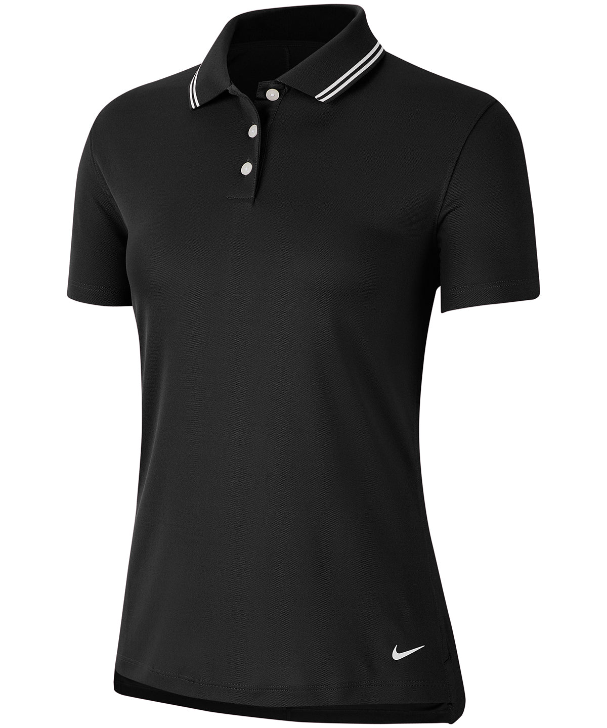 Black/White/White - Women's Nike dry victory polo - GarmentEmbroidery