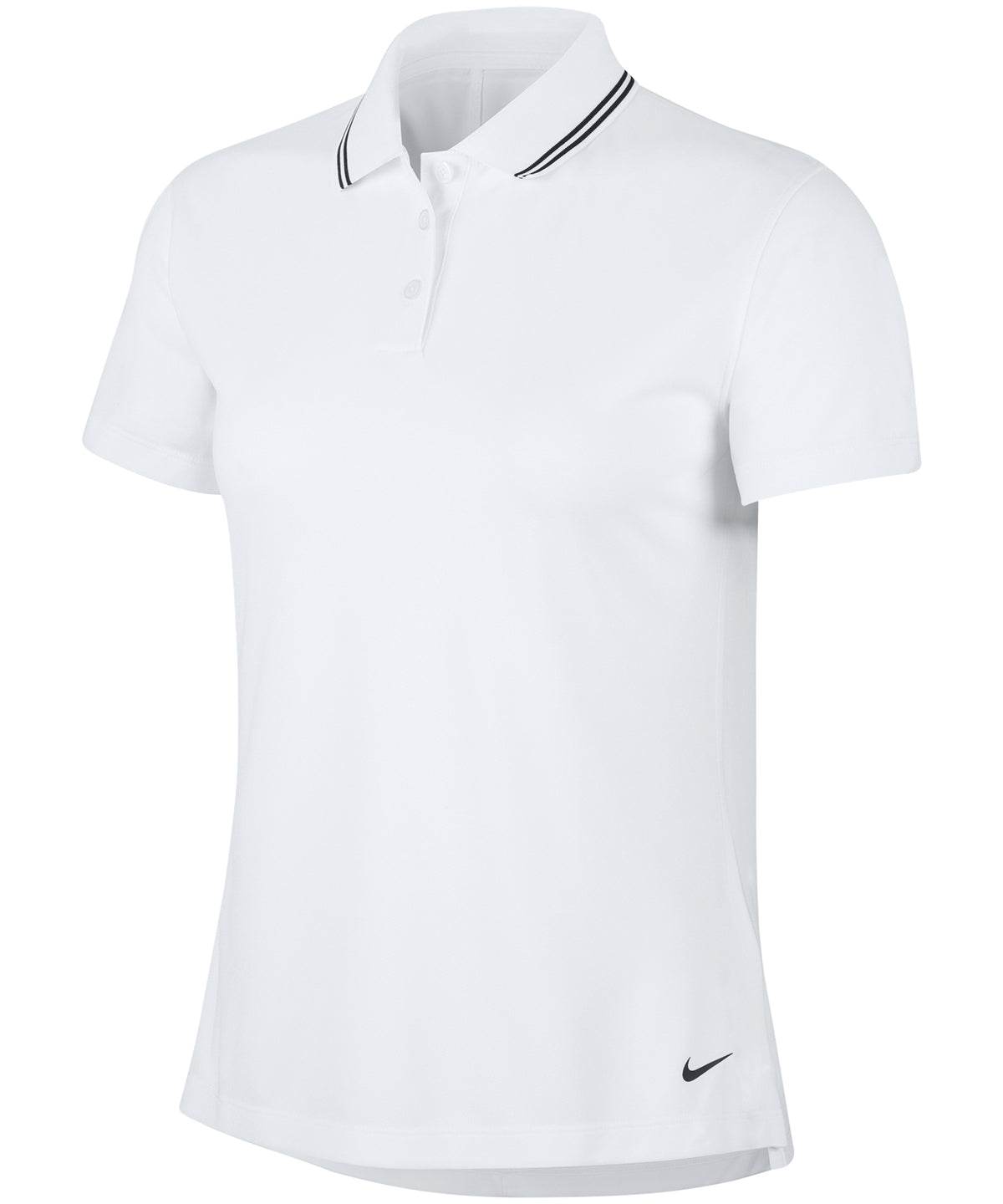 White/Black/Black - Women's Nike dry victory polo - GarmentEmbroidery