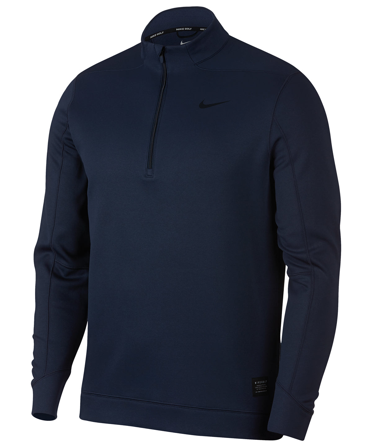 College Navy/White - Therma RPL top half-zip - GarmentEmbroidery