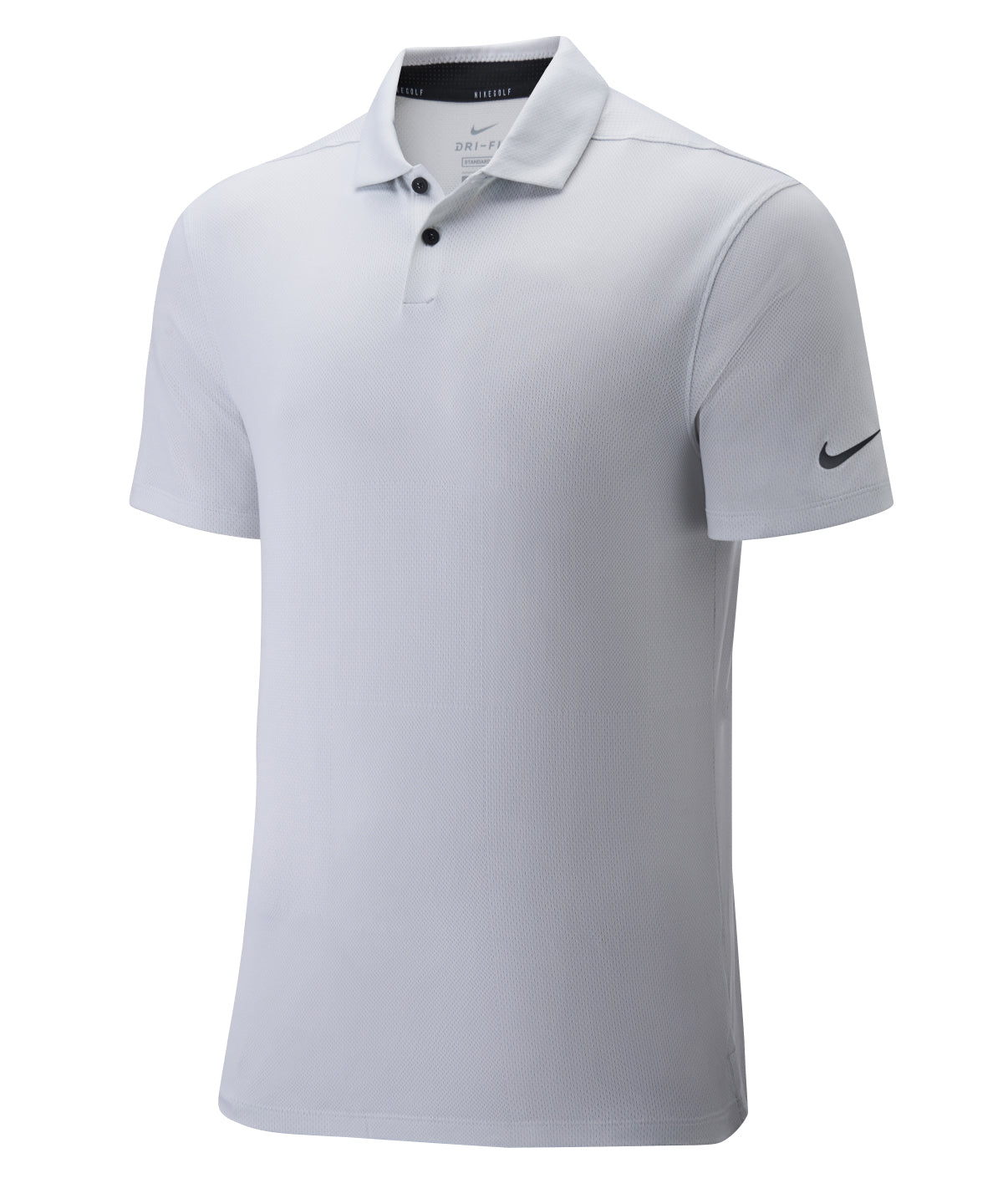 Photon Dust/Black - Nike Dry Vapor jaquard polo - GarmentEmbroidery