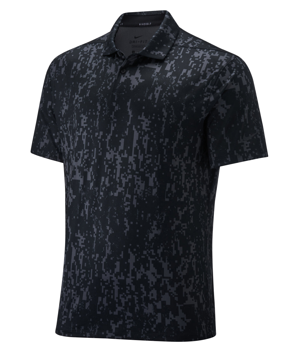Black/Black - Nike Dry Vapor graffix polo - GarmentEmbroidery