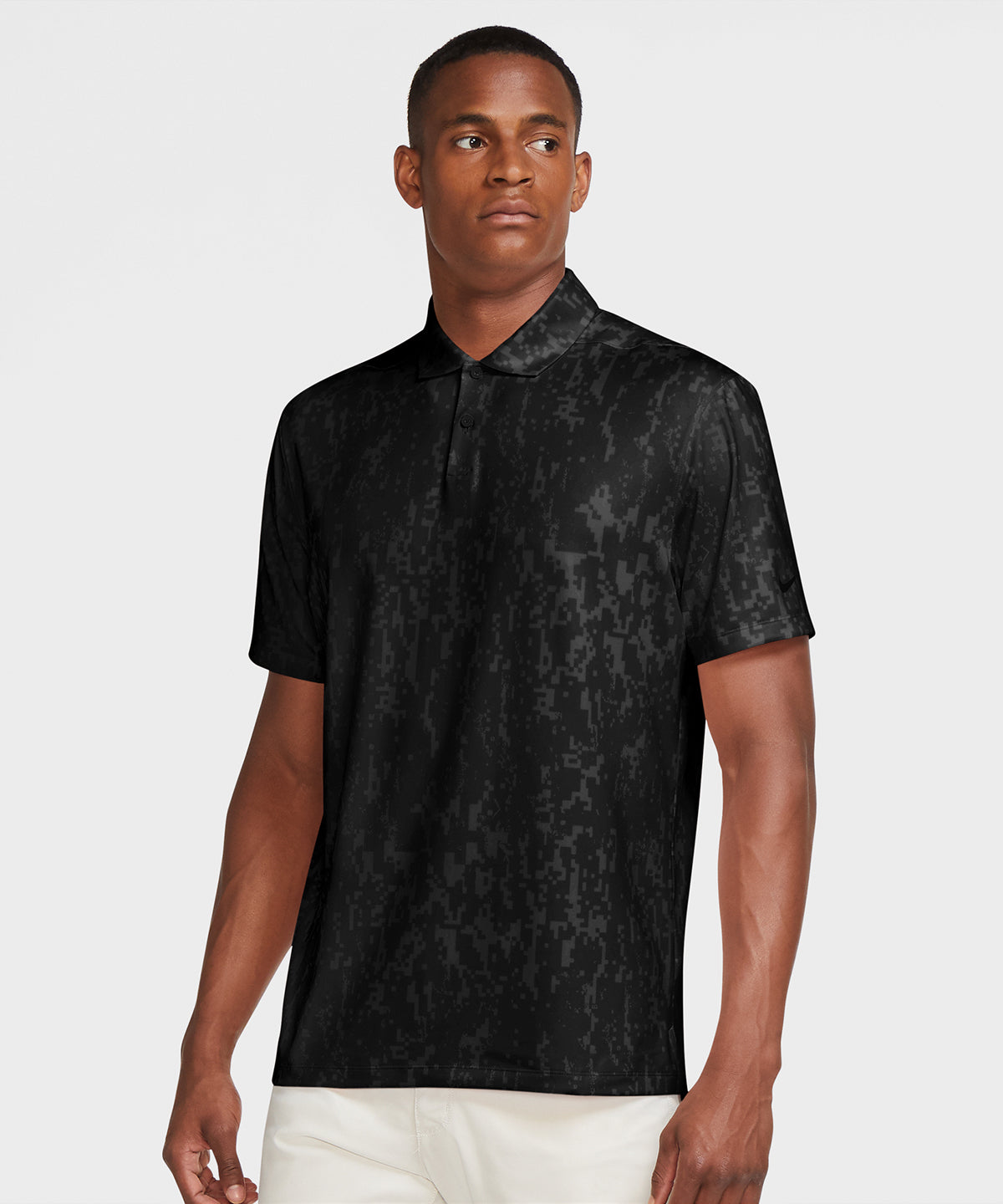 Black/Black - Nike Dry Vapor graffix polo - GarmentEmbroidery