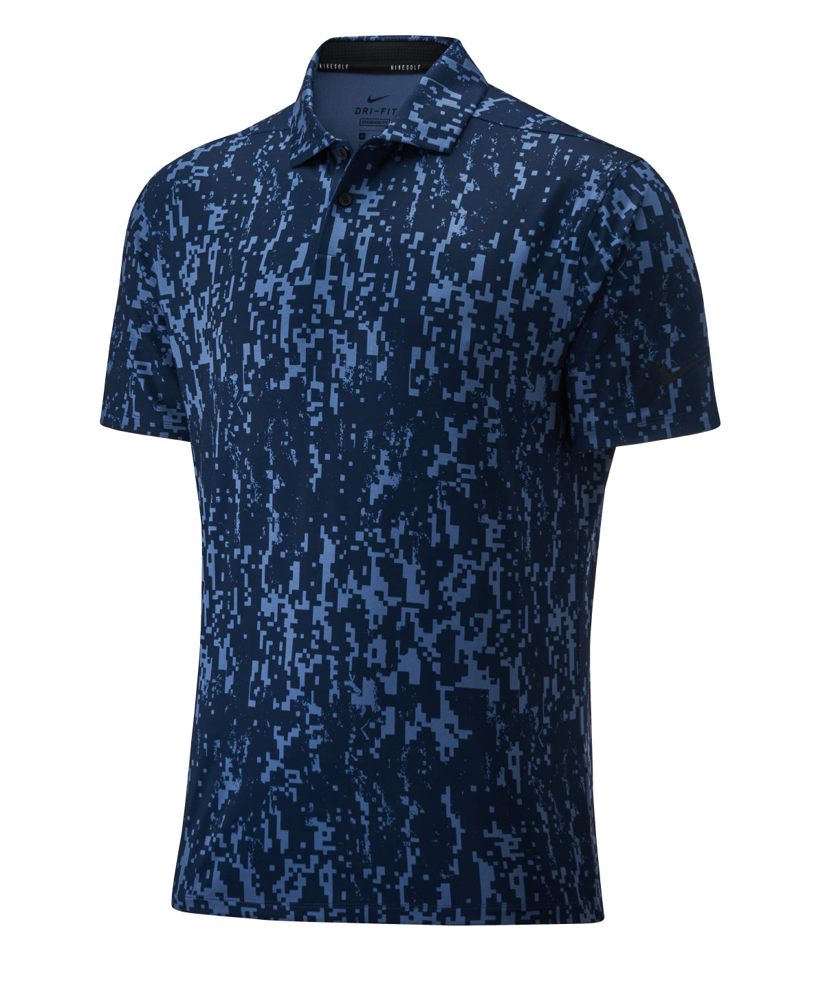 Obsidian/Black - Nike Dry Vapor graffix polo - GarmentEmbroidery