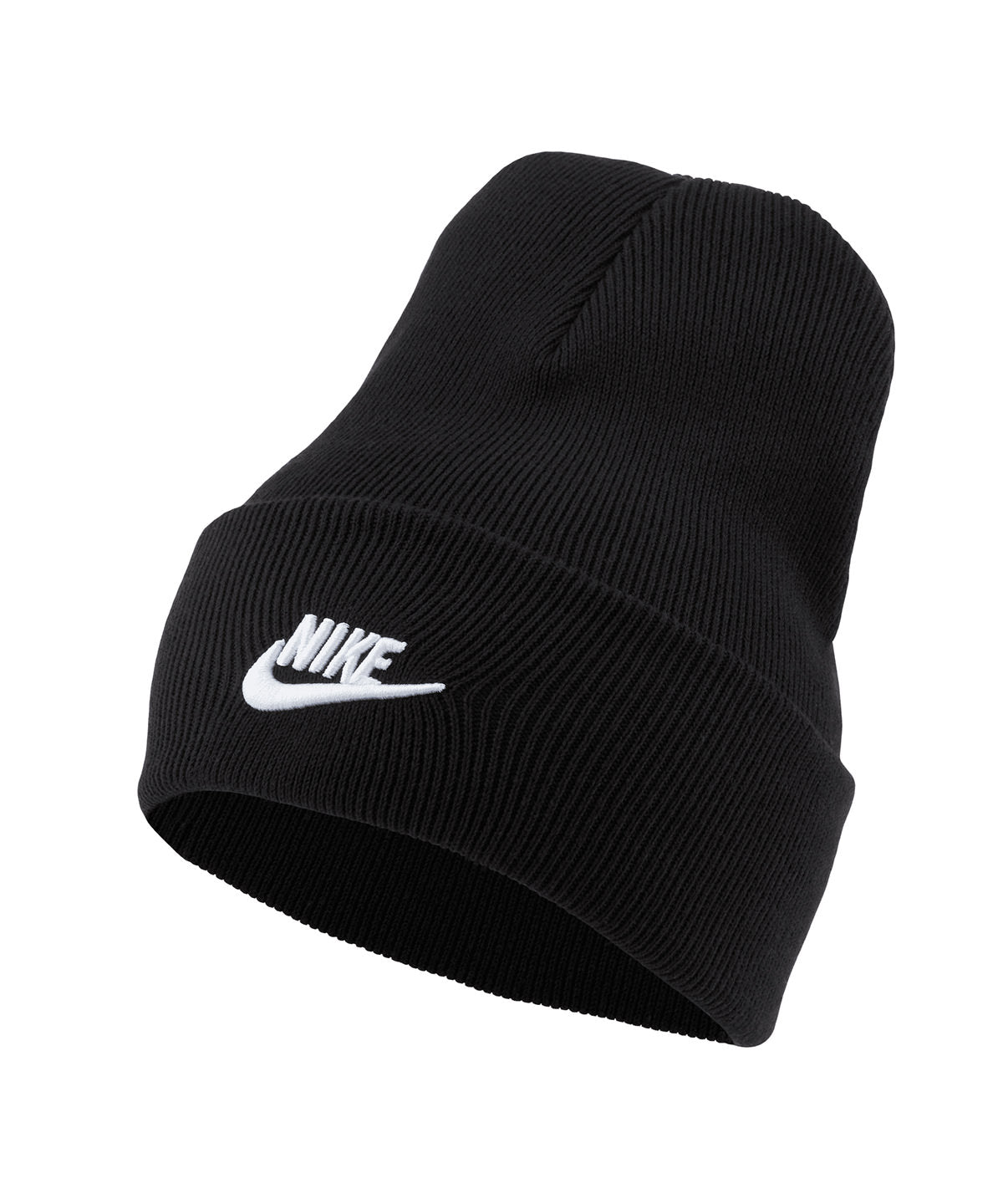 Black/White - Nike beanie utility futura - GarmentEmbroidery