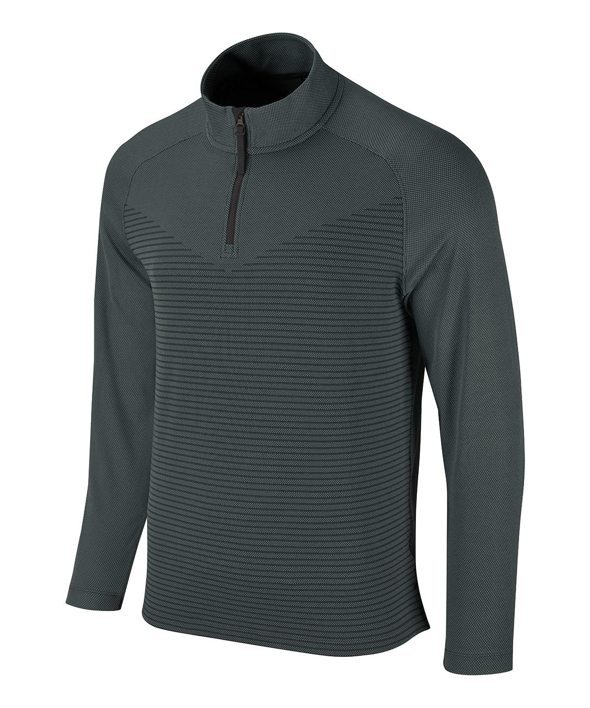 Black/Dark Smoke Grey/Black - Nike Vapor half-zip top - GarmentEmbroidery