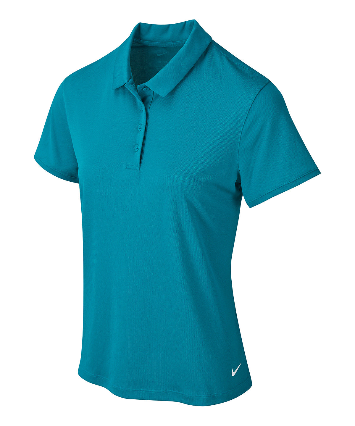 Bright Spruce/White - Women’s Nike victory solid polo - GarmentEmbroidery