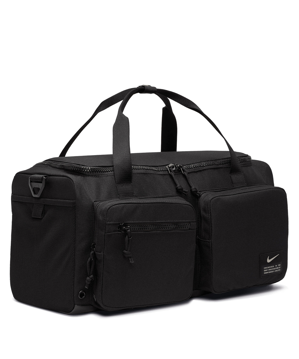 Black/Black/Enigma Stone - Nike utility power training small duffle (31L) - GarmentEmbroidery
