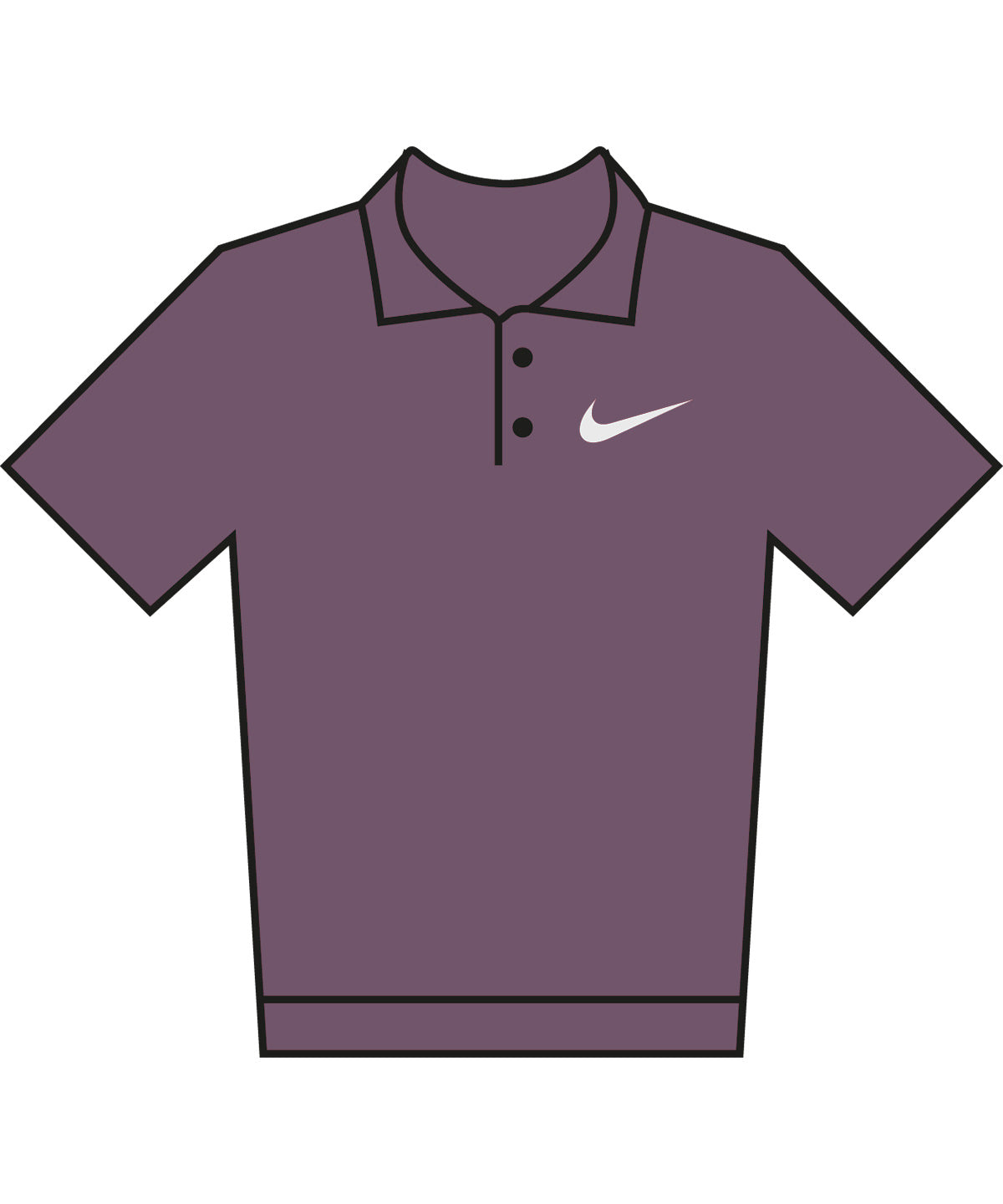 Ashen Slate/White - Nike Dri-FIT victory solid polo - GarmentEmbroidery