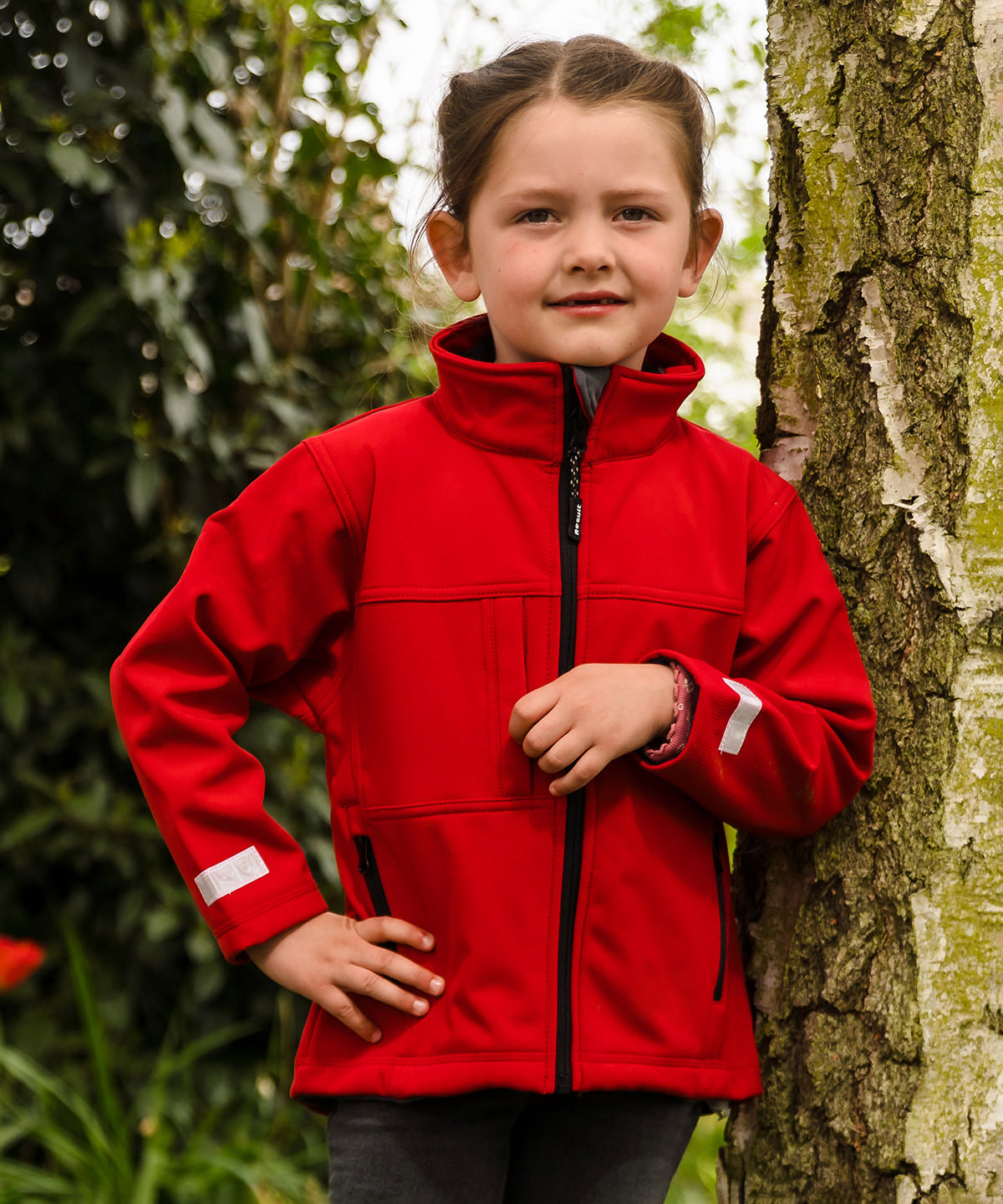 Black - Junior classic softshell 3-layer jacket - GarmentEmbroidery
