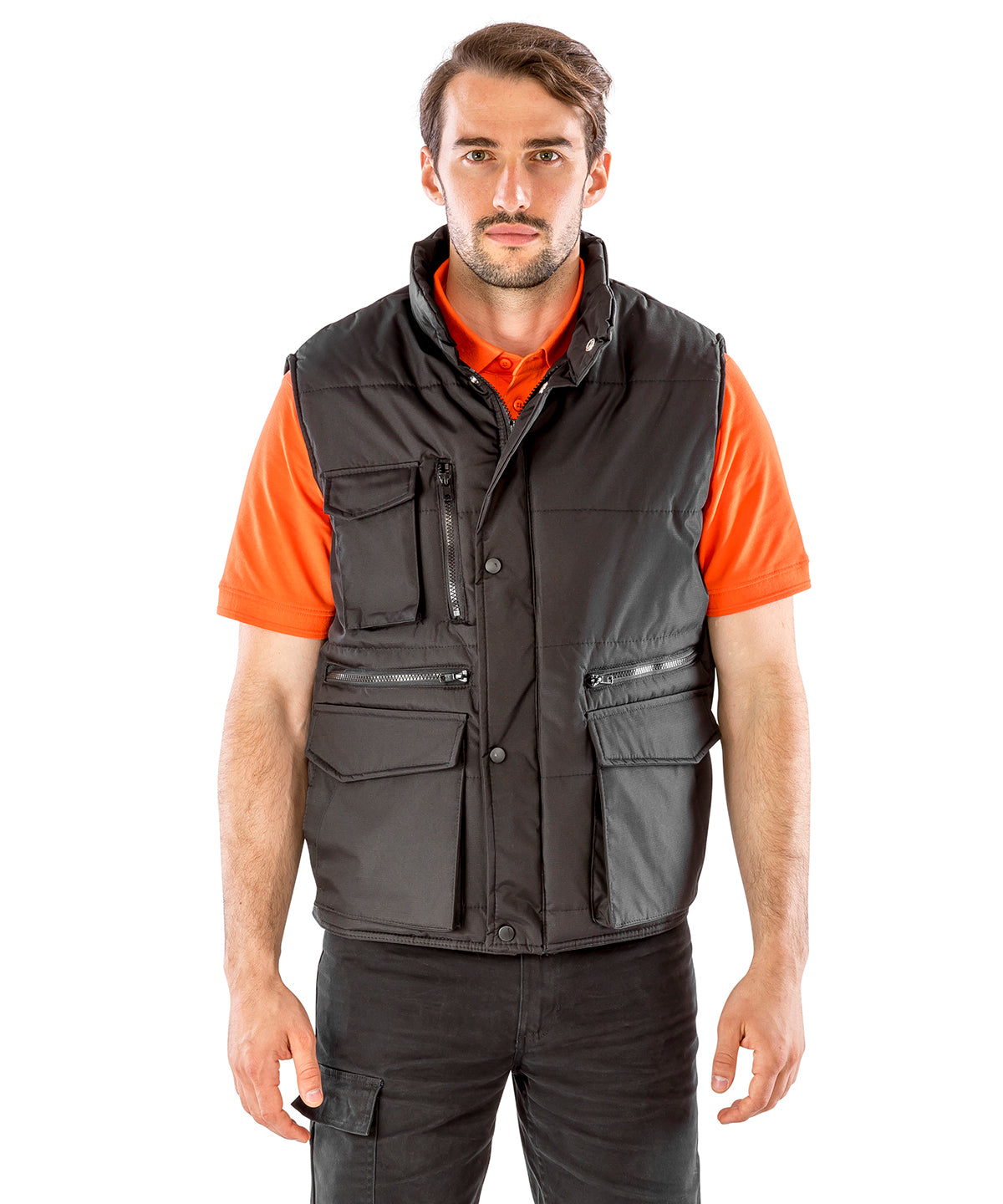 Black - Lance bodywarmer - GarmentEmbroidery