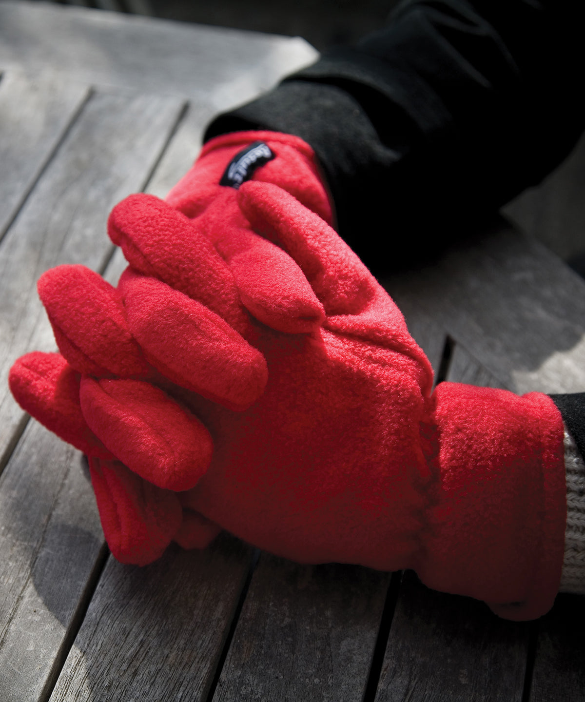 Red - Polartherm™ gloves - GarmentEmbroidery