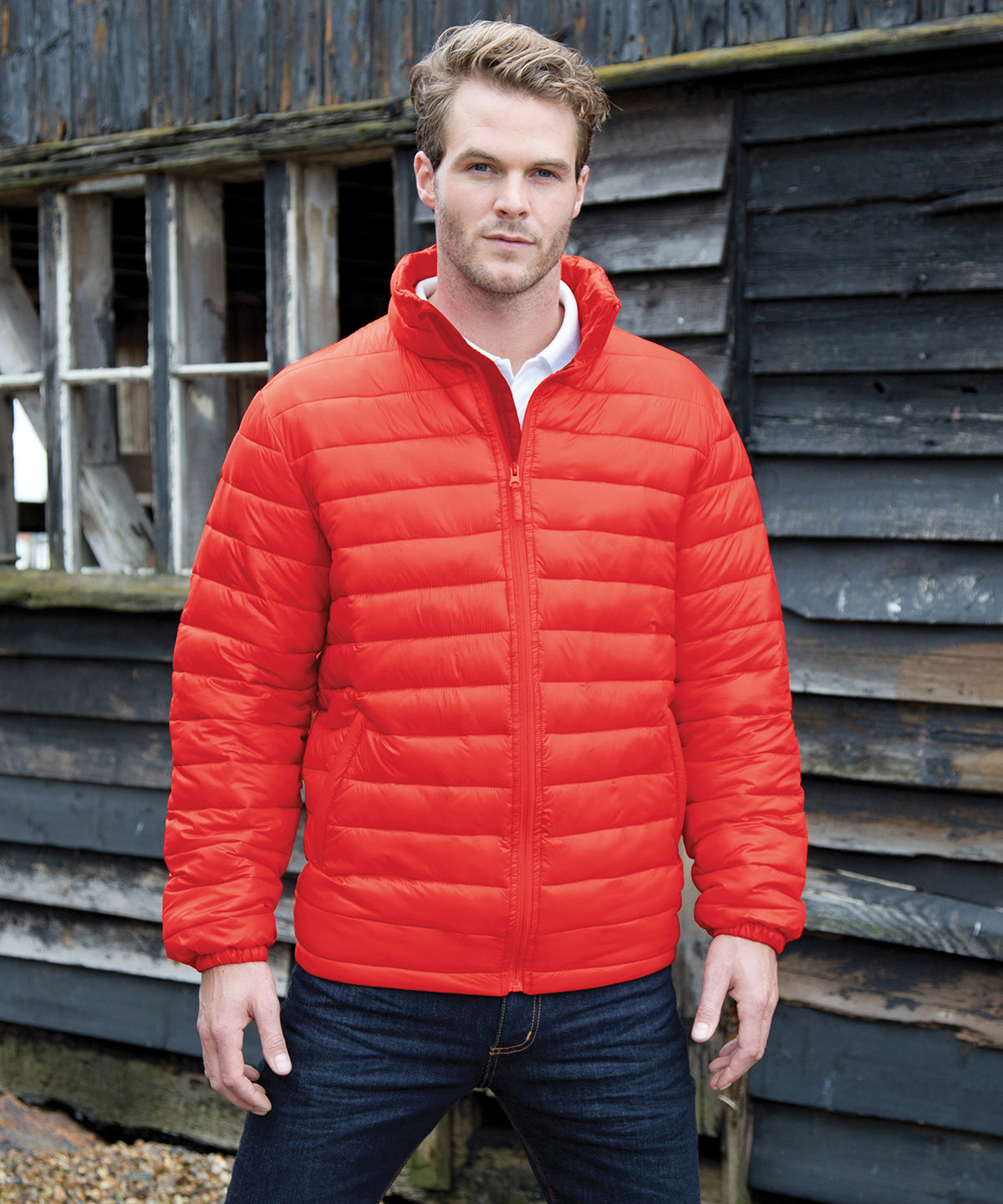 Black - Ice bird padded jacket - GarmentEmbroidery