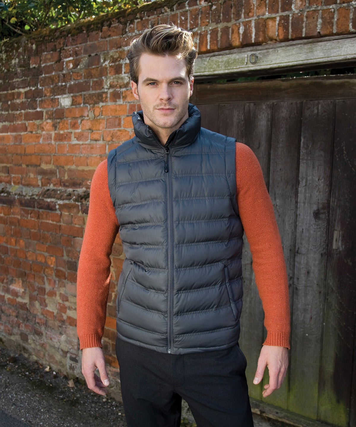Royal - Ice bird padded gilet - GarmentEmbroidery