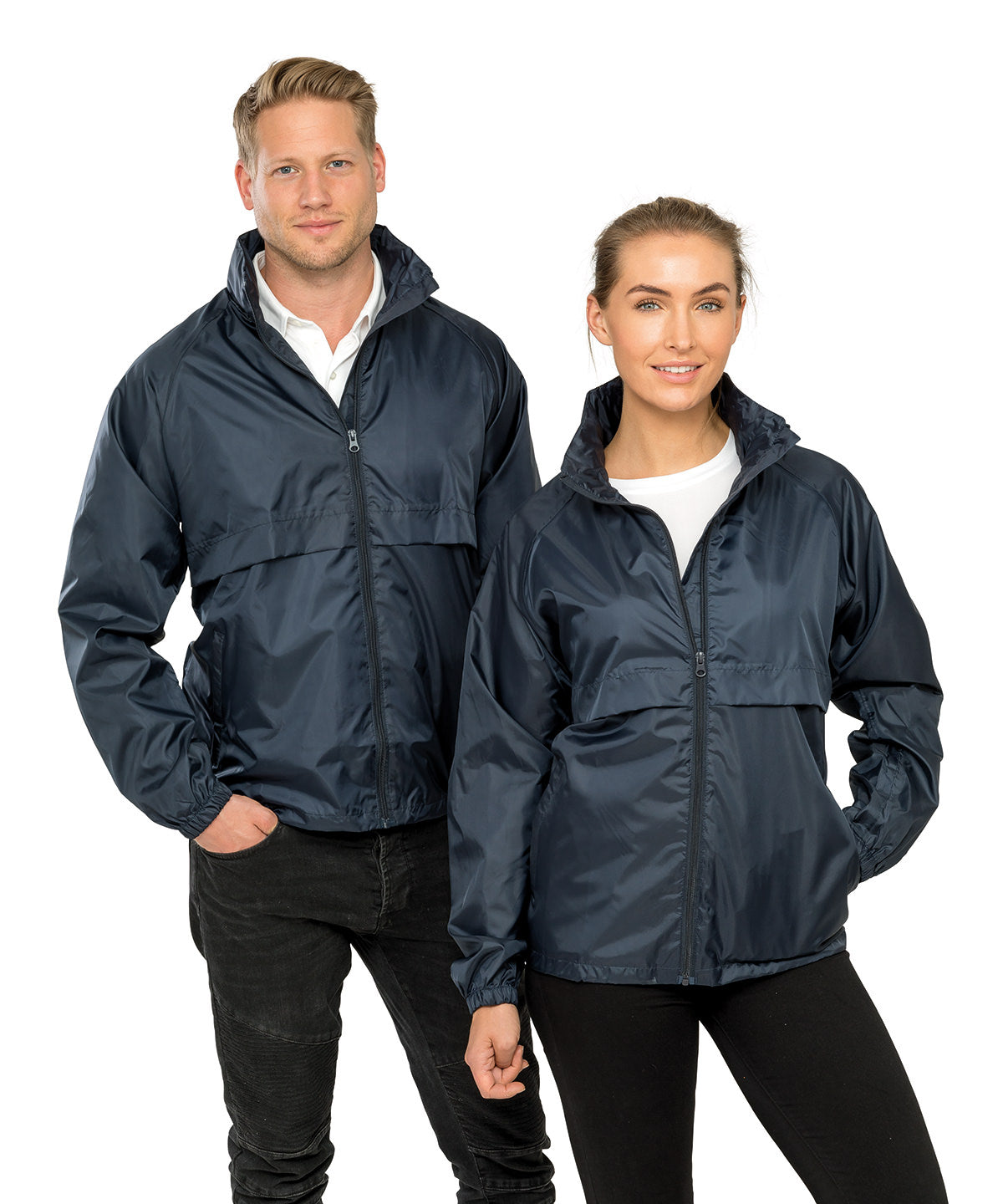 Black - Core lightweight jacket - GarmentEmbroidery