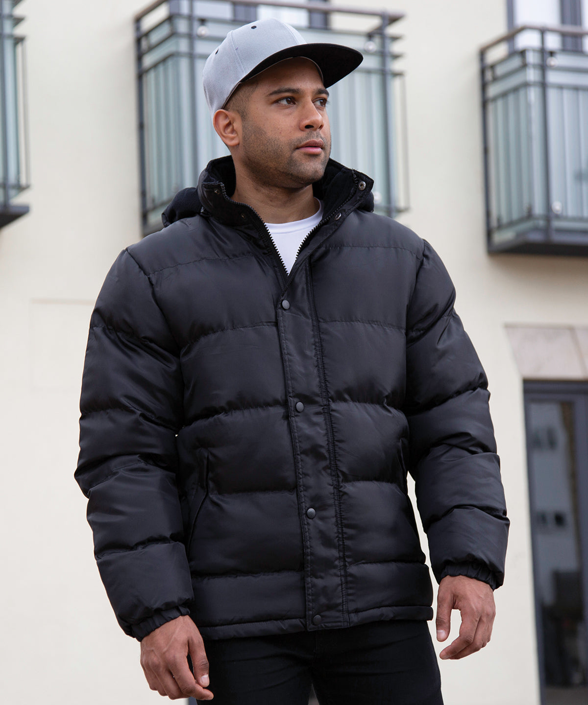 Black - Core Nova Lux padded jacket - GarmentEmbroidery