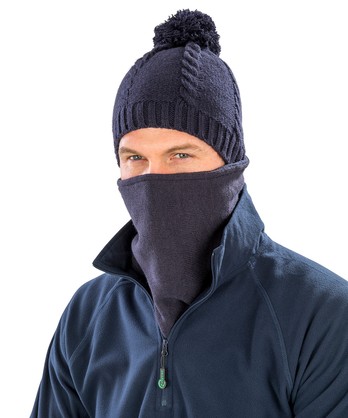 Red - Bandit face/neck/chest warmer - GarmentEmbroidery