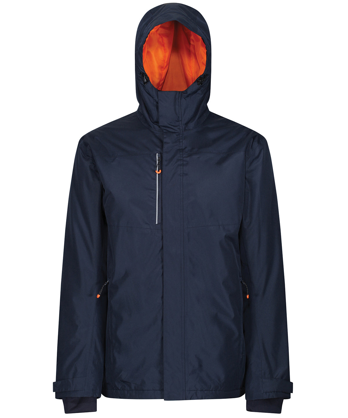 Navy/Magma - Thermogen powercell 5000 insulated heated jacket - GarmentEmbroidery
