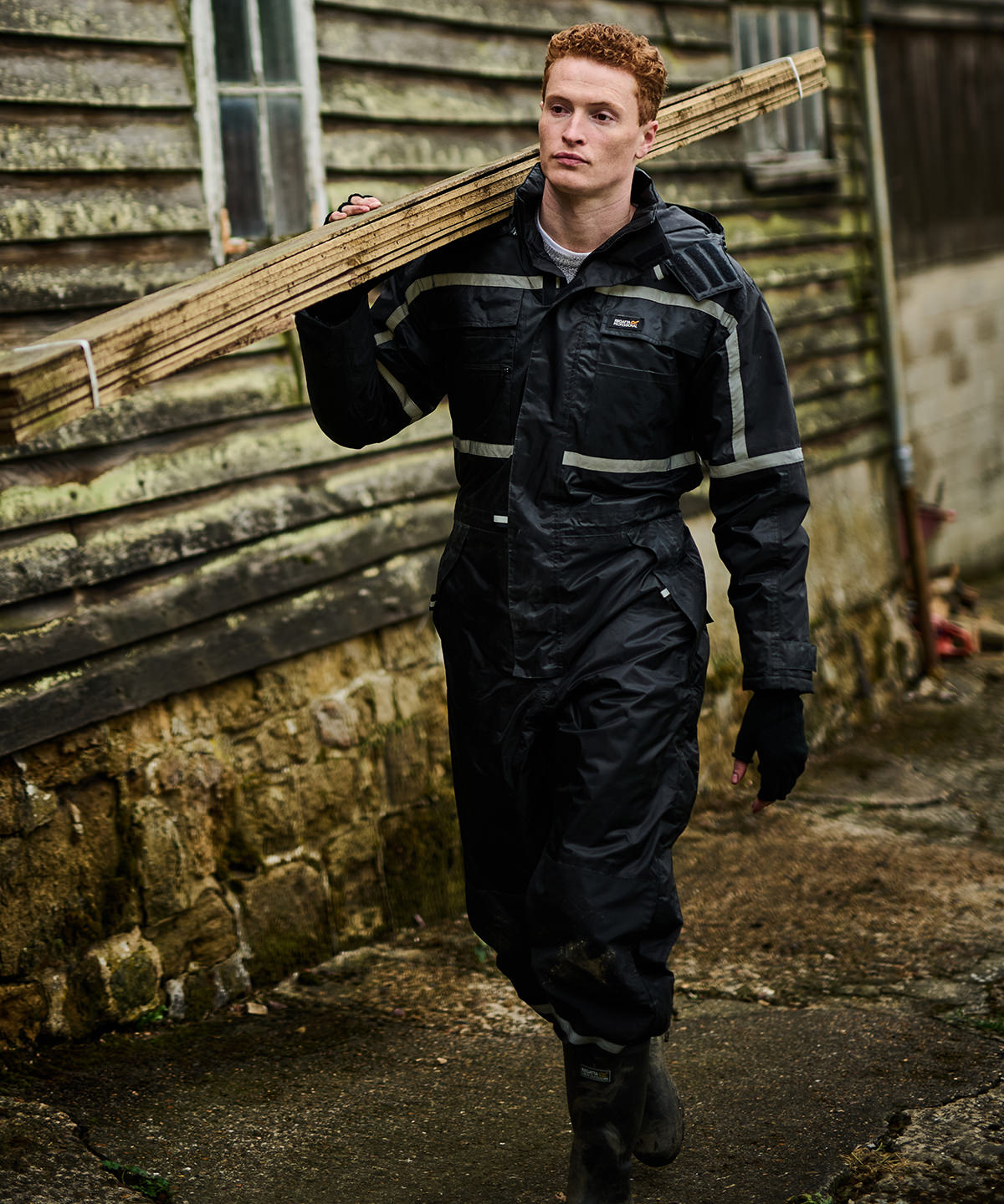 Black - Pro waterproof insulated coverall - GarmentEmbroidery