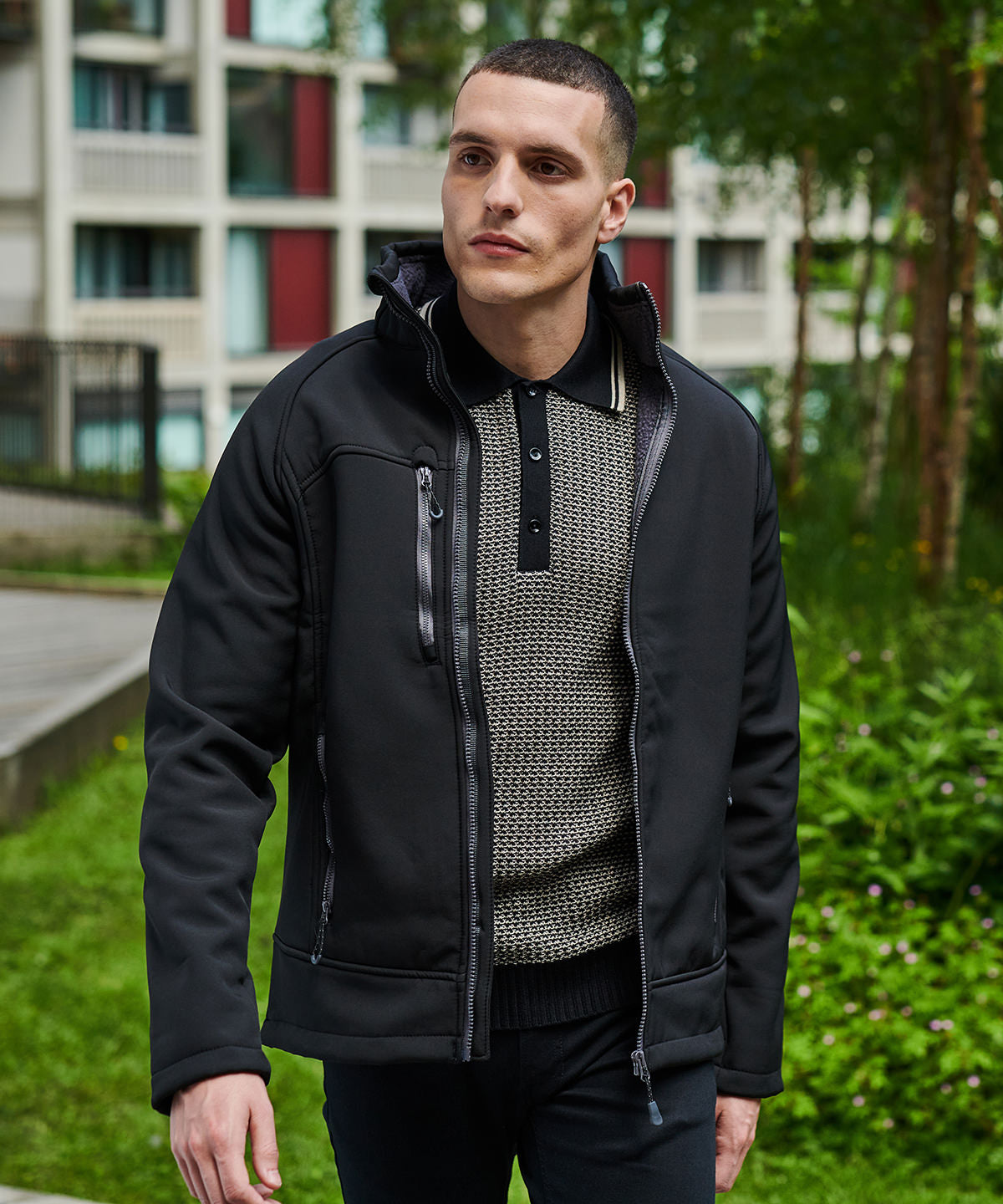 Black - Northway premium softshell - GarmentEmbroidery