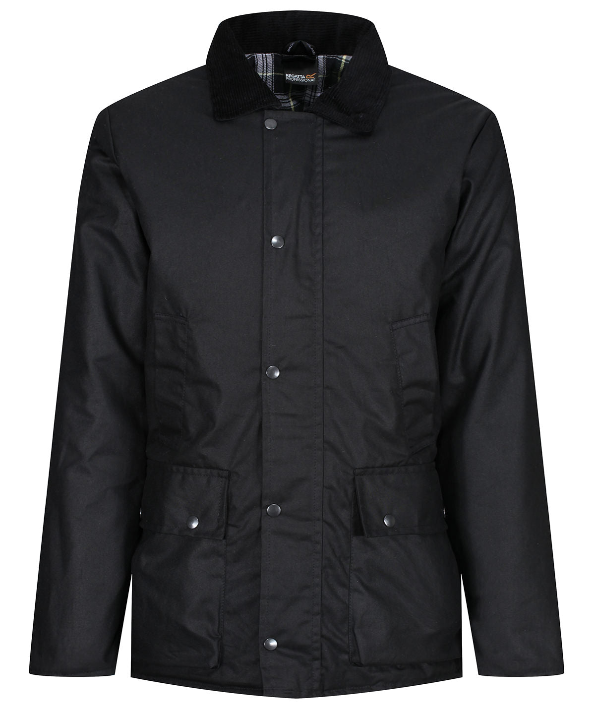 Black - Pensford insulated waxed jacket - GarmentEmbroidery