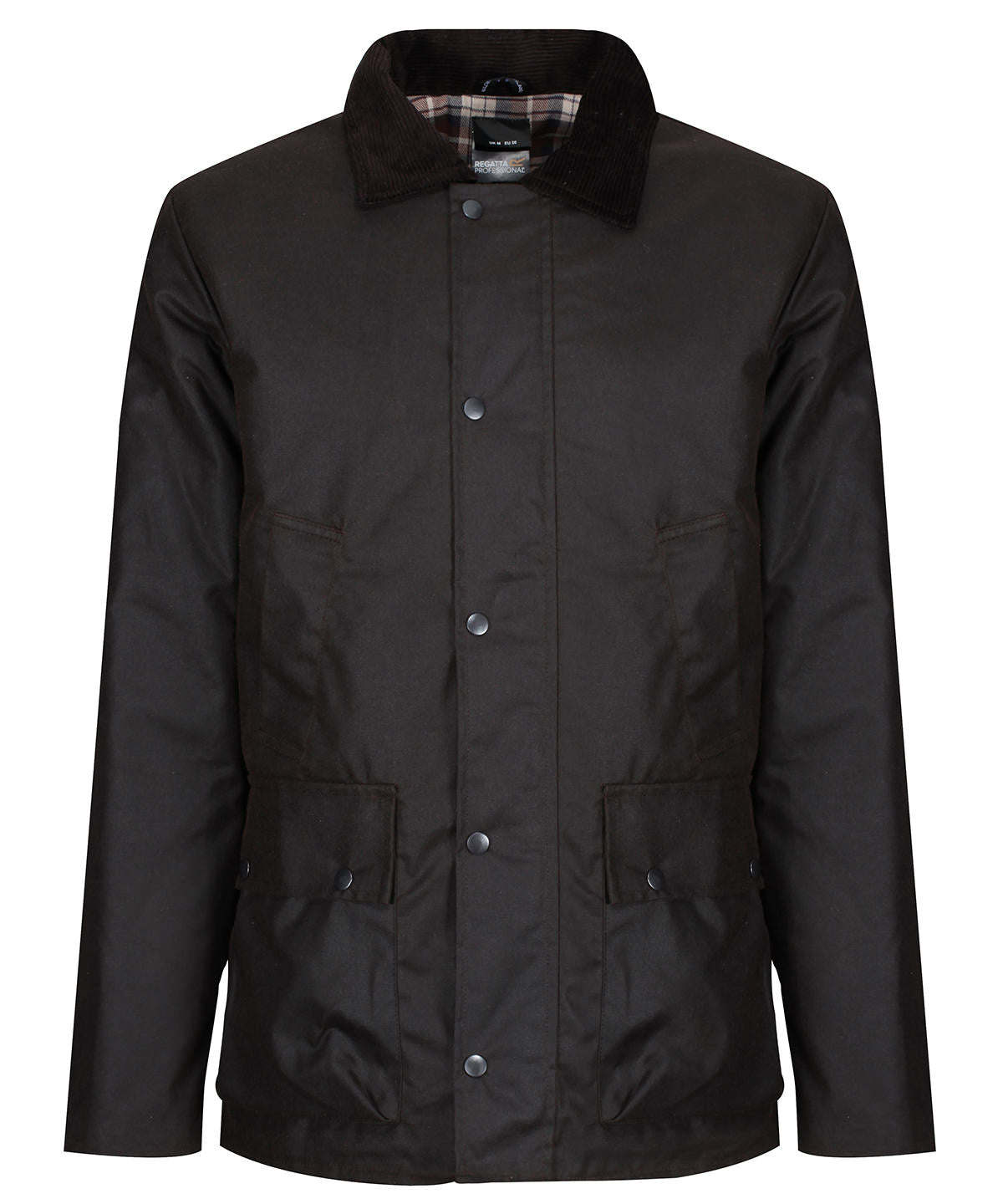 Brown - Pensford insulated waxed jacket - GarmentEmbroidery
