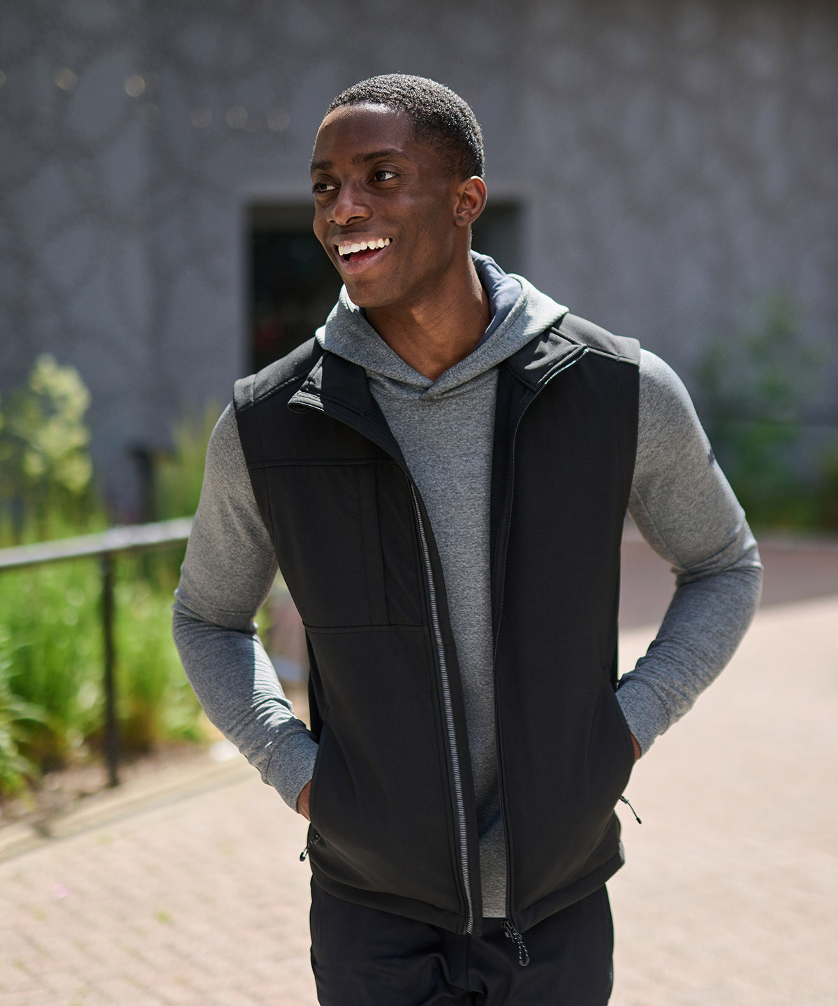 Classic Red/Black - Octagon 3-layer bodywarmer - GarmentEmbroidery