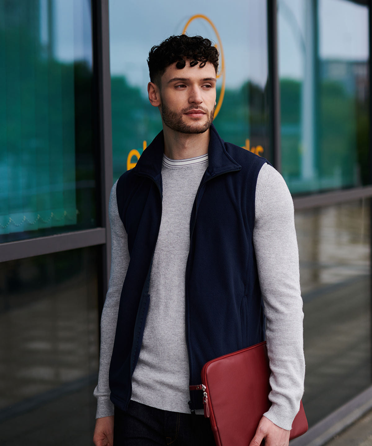 Classic Red - Microfleece bodywarmer - GarmentEmbroidery