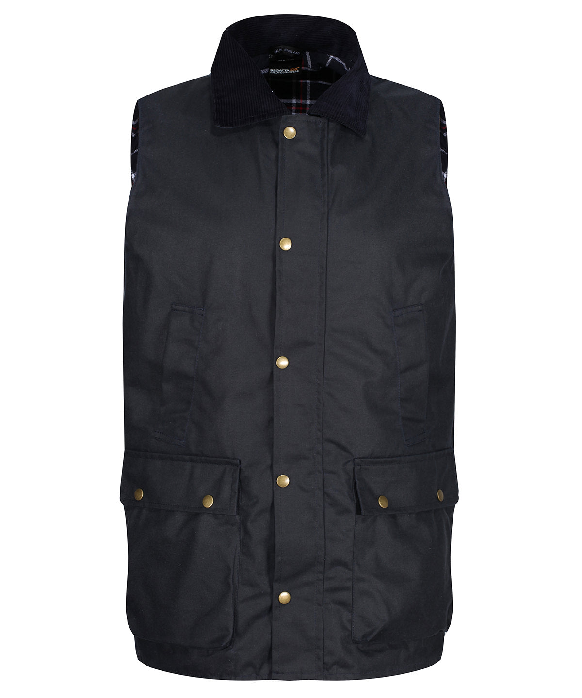 Navy - Banbury wax bodywarmer - GarmentEmbroidery